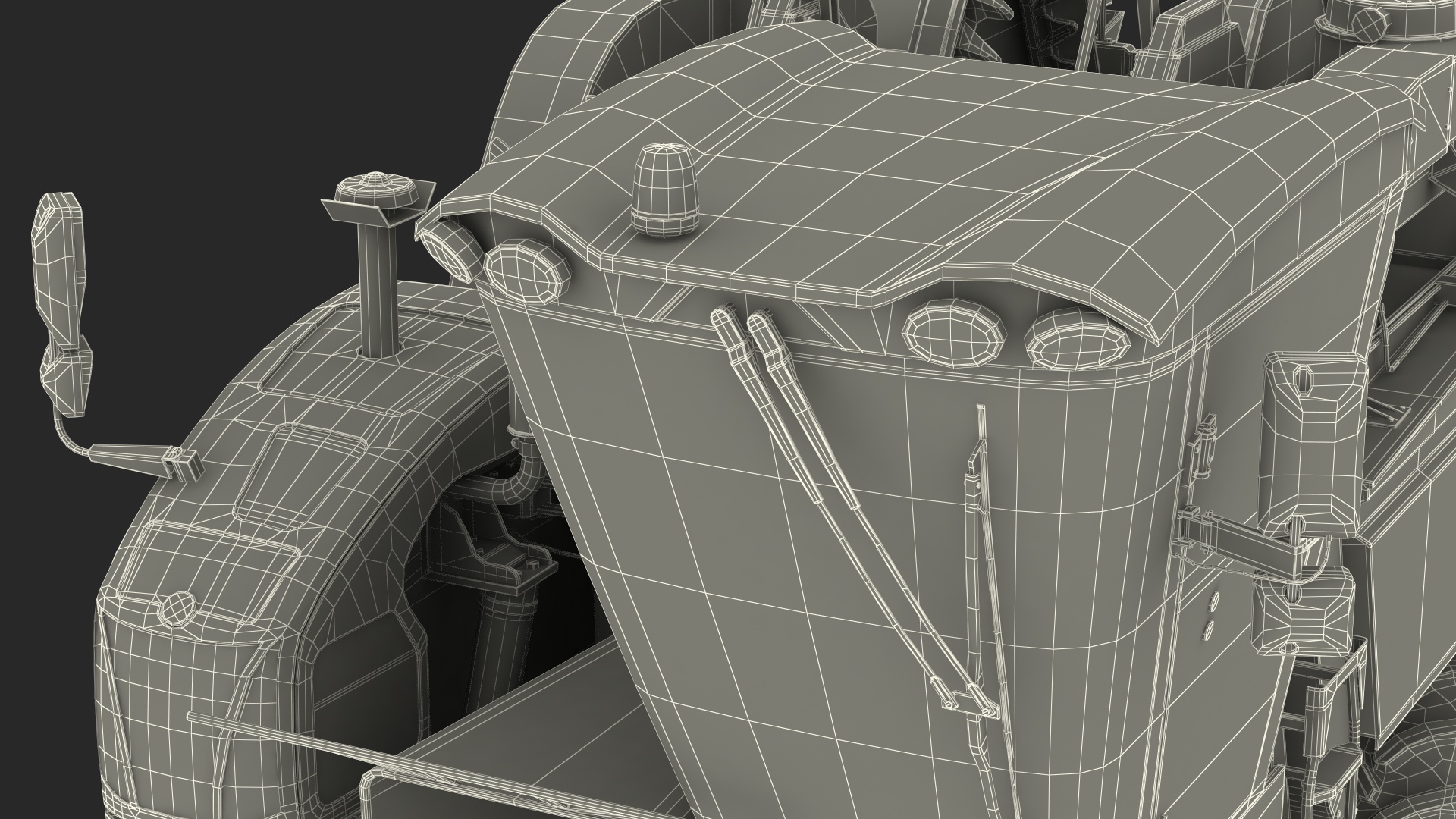Olive Harvester Rigged 3D