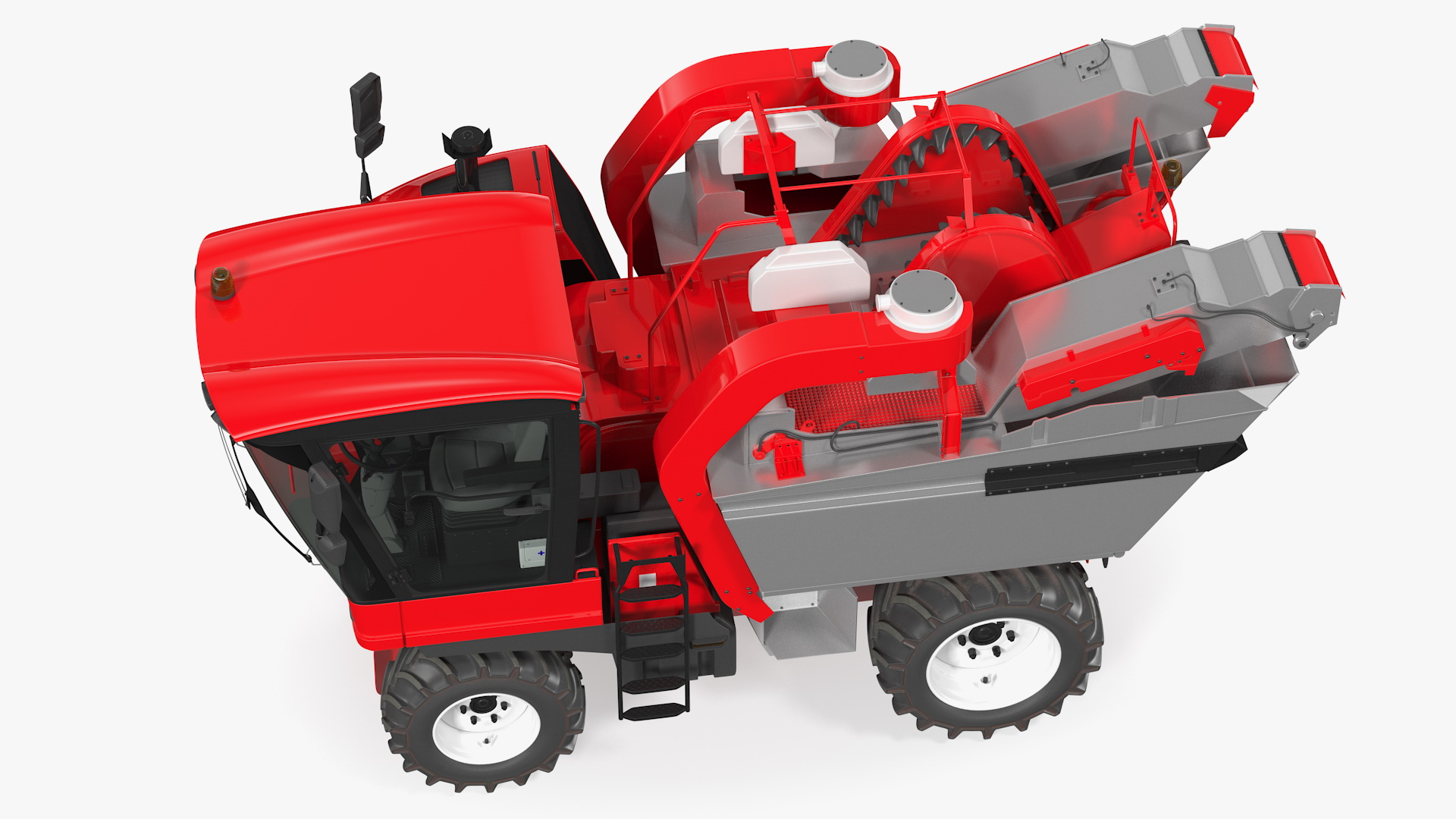 Olive Harvester Rigged 3D