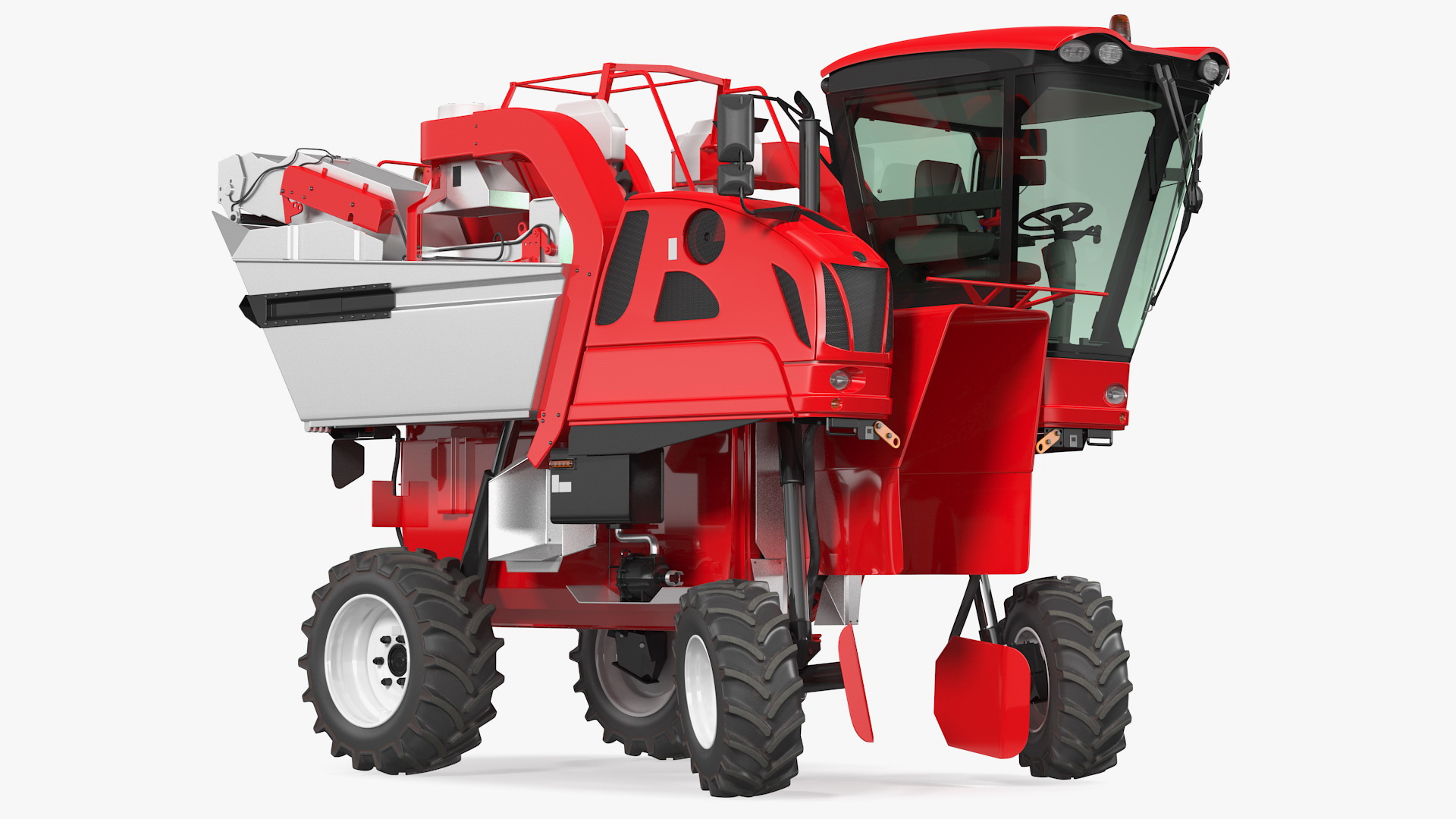 Olive Harvester Rigged 3D