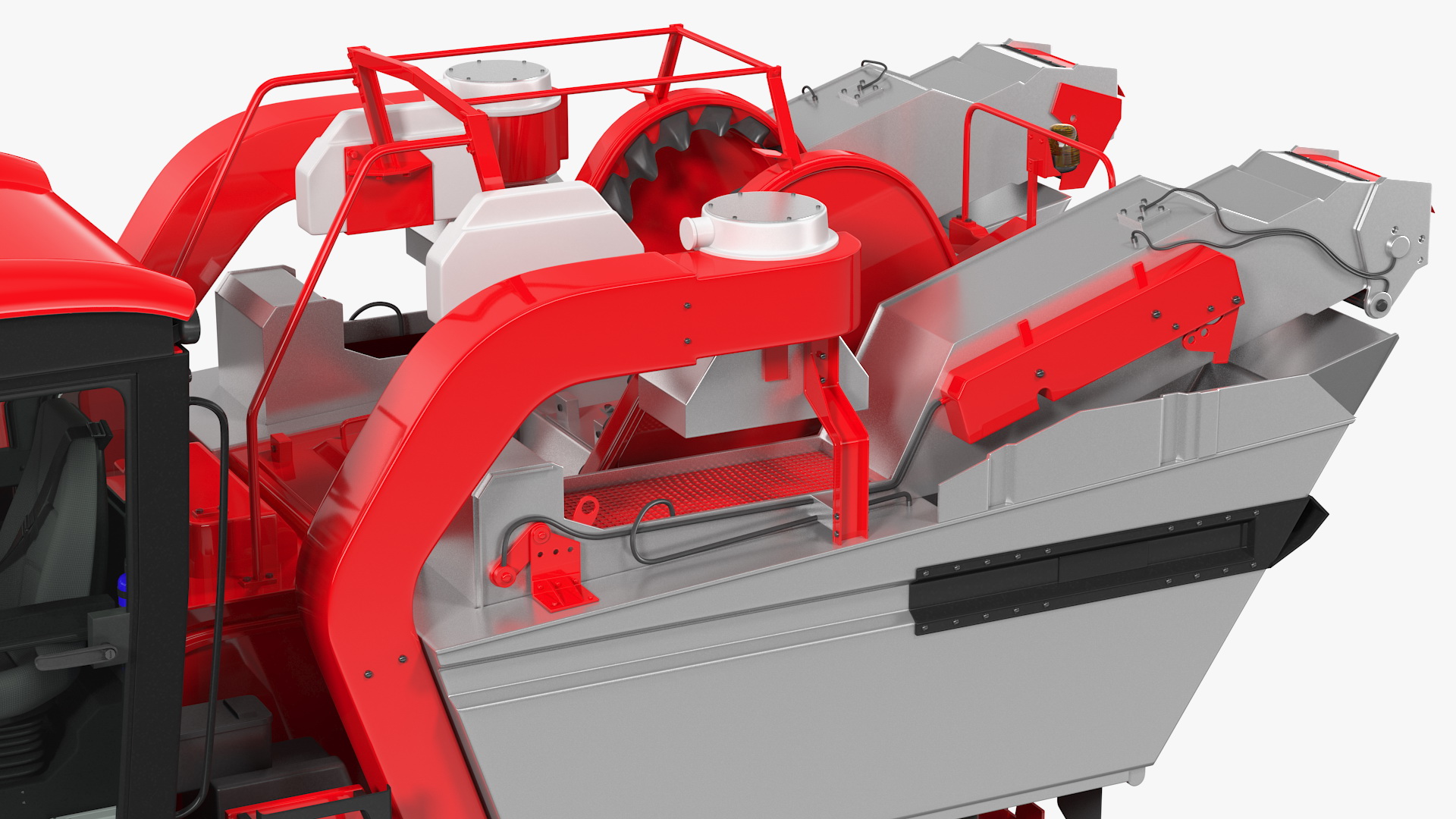 Olive Harvester Rigged 3D