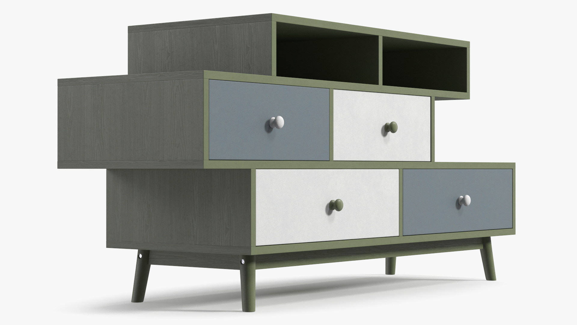 Sideboard Irvine Green 3D