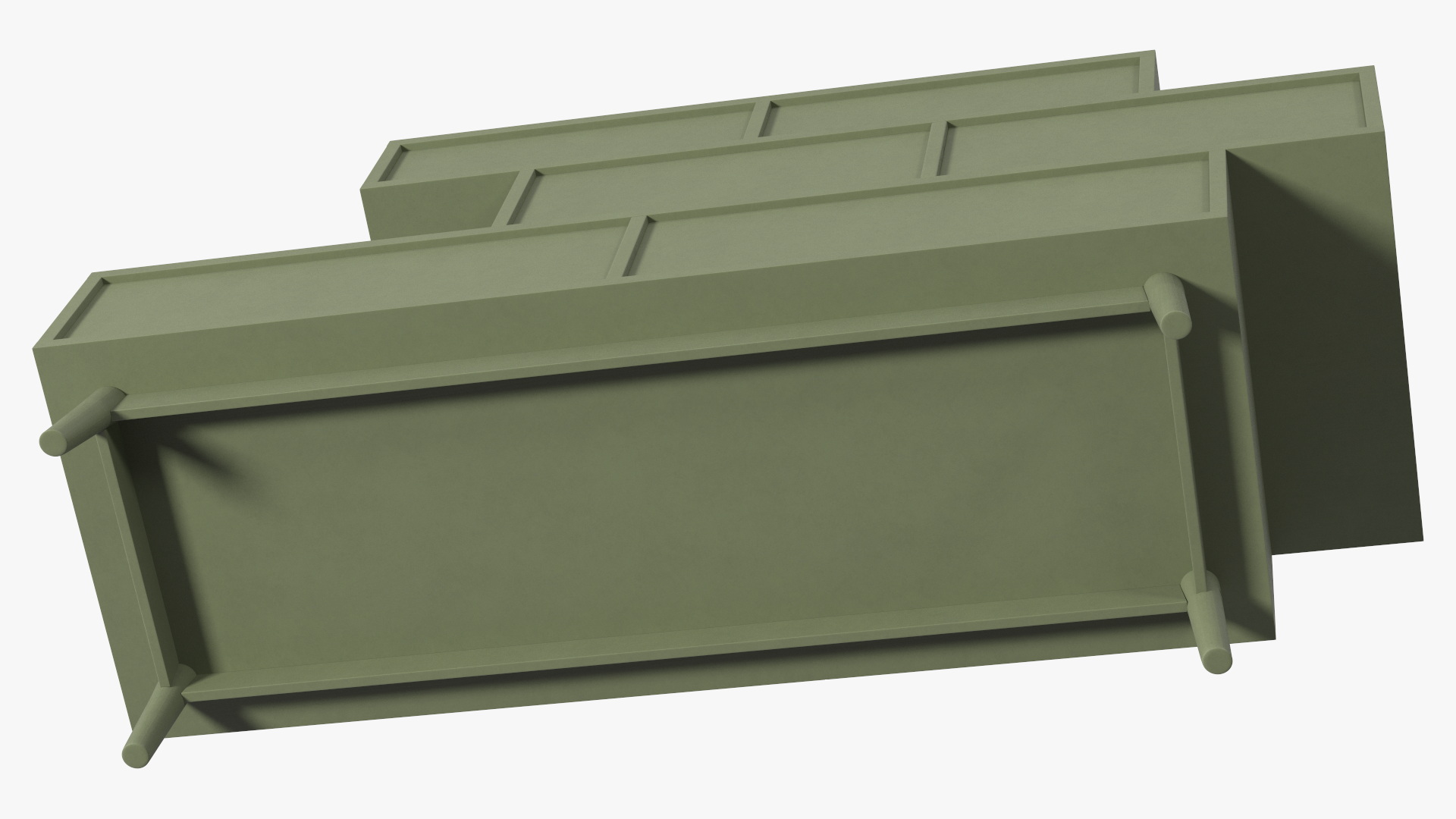 Sideboard Irvine Green 3D
