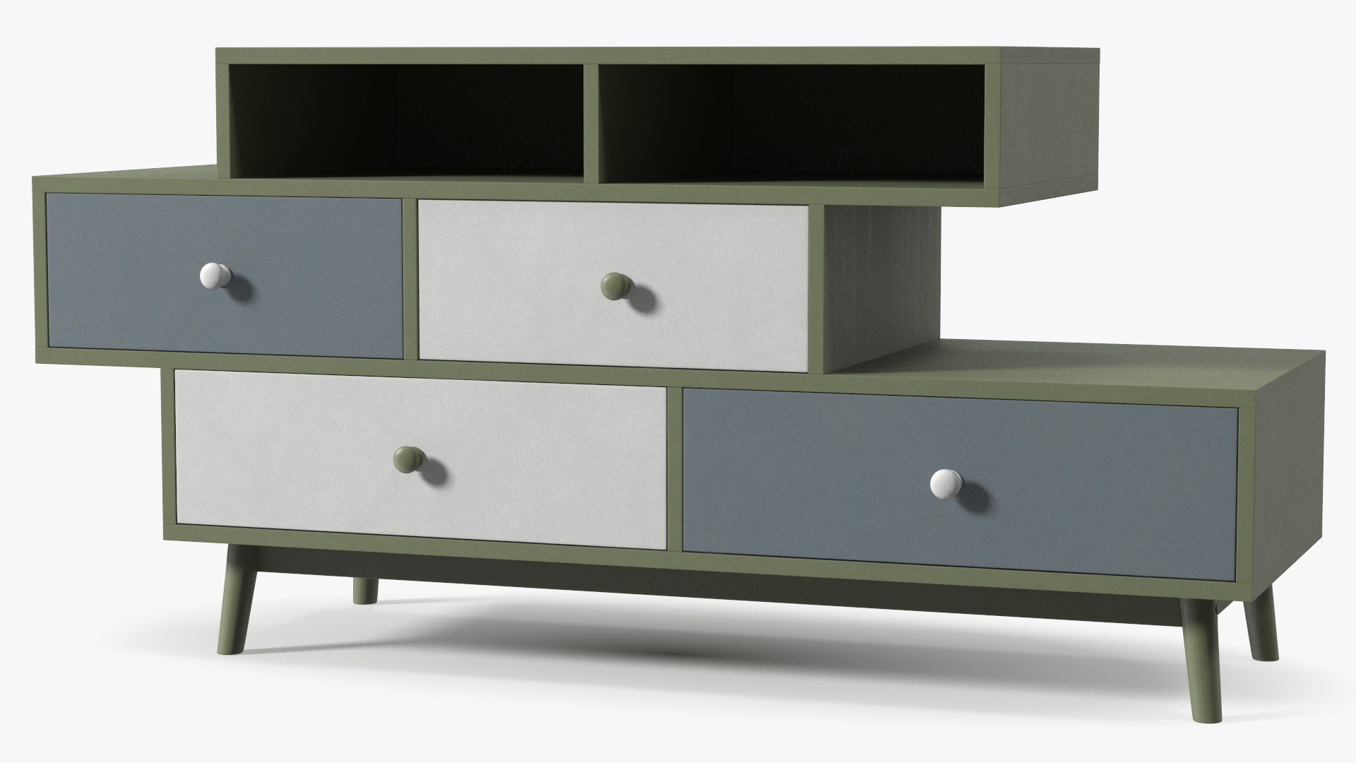 Sideboard Irvine Green 3D