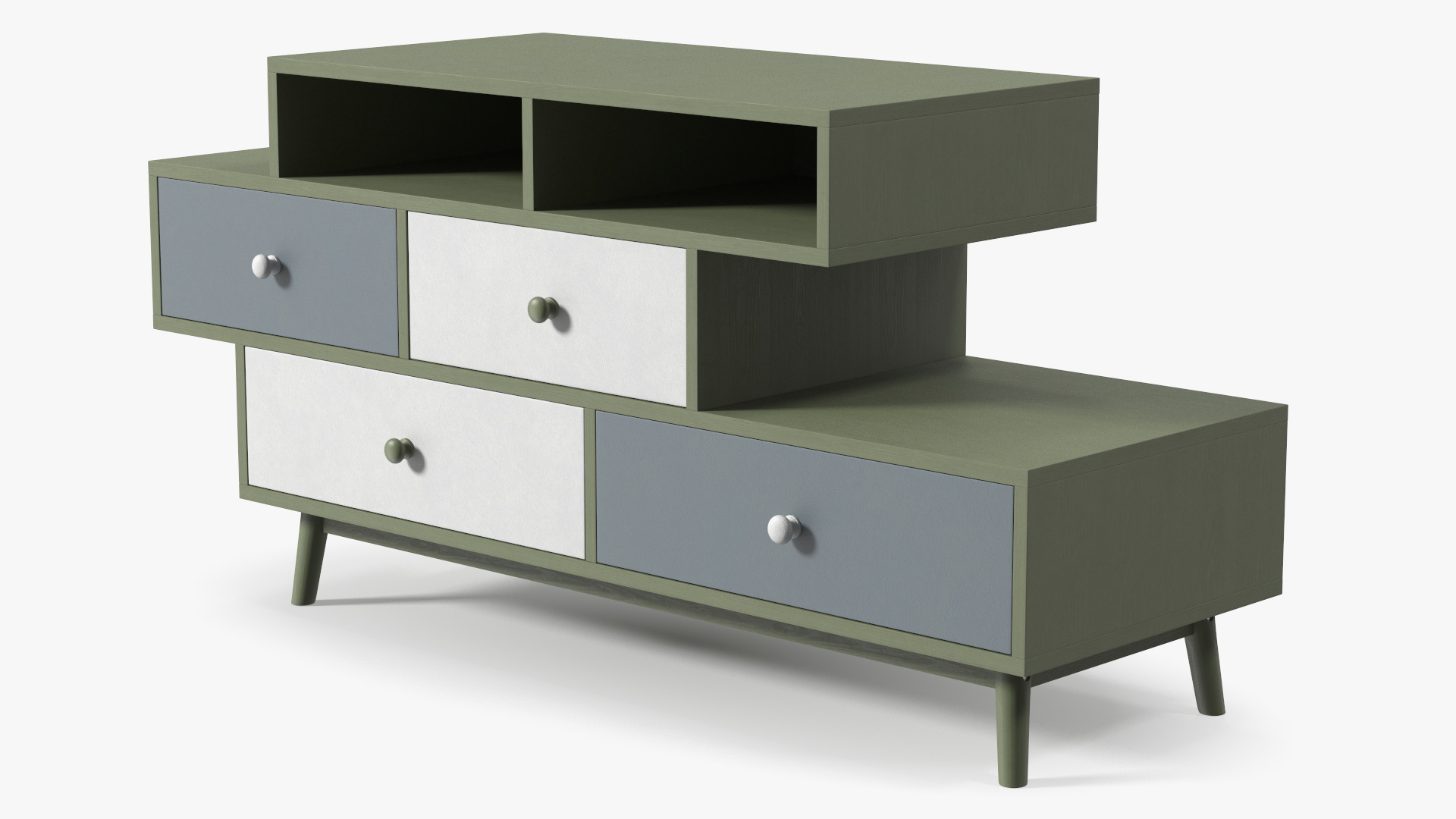Sideboard Irvine Green 3D