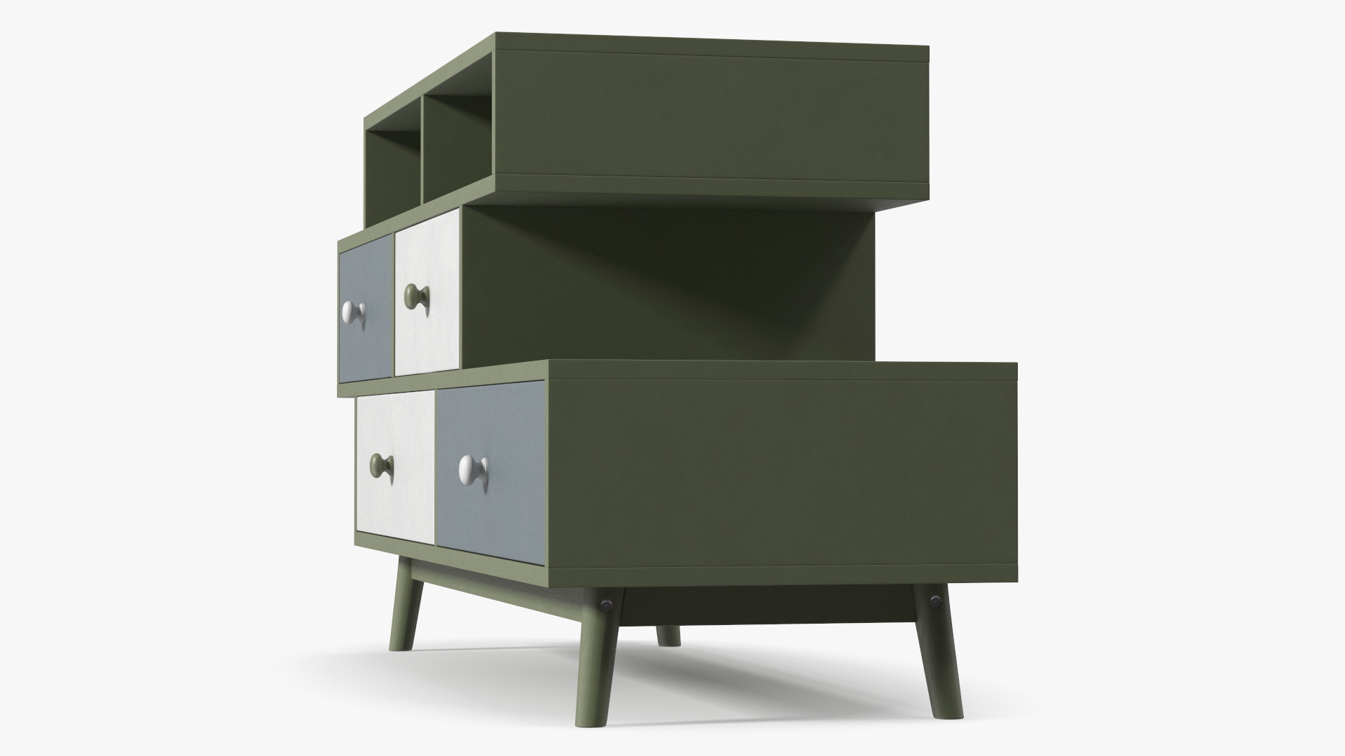 Sideboard Irvine Green 3D