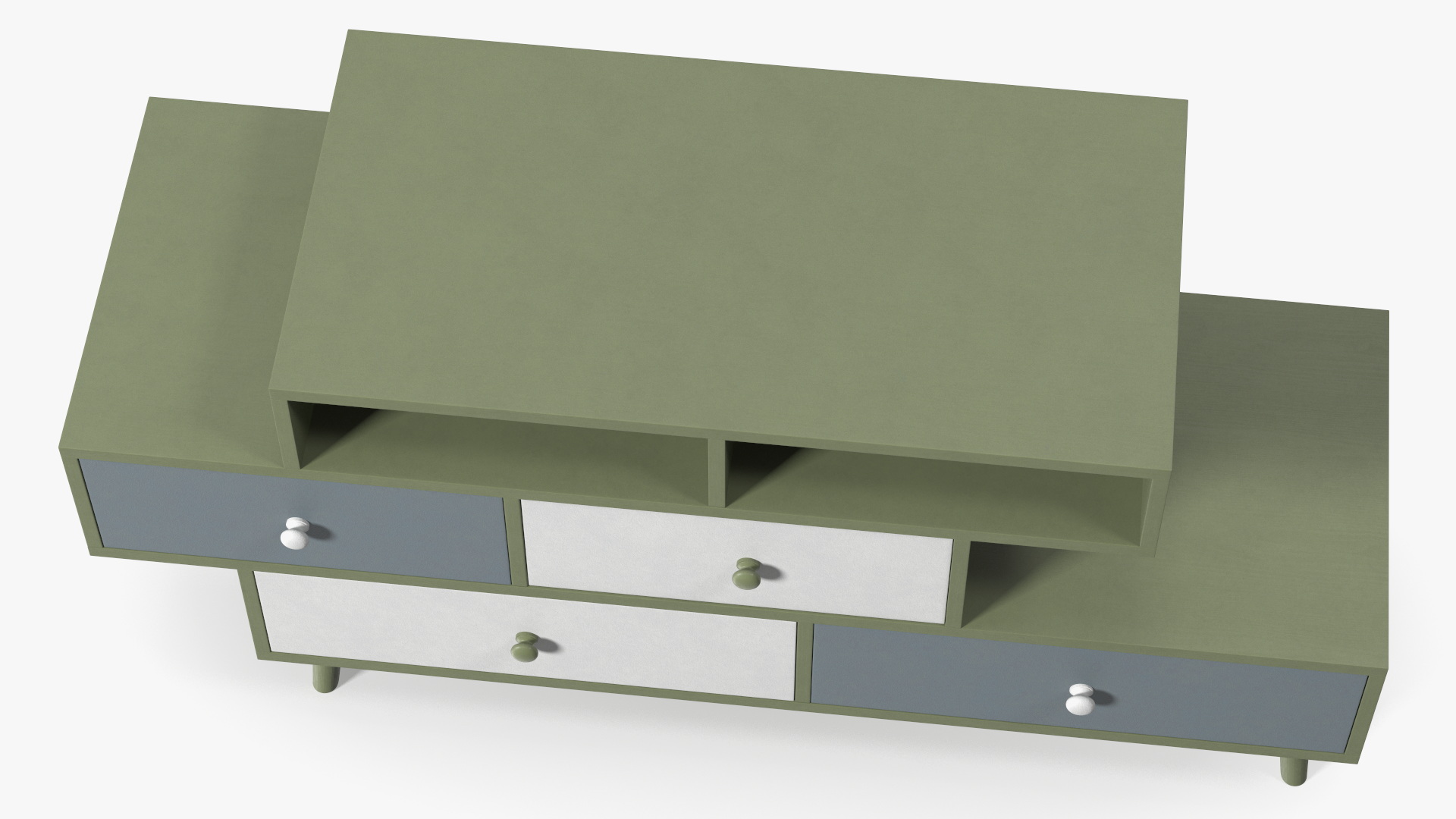 Sideboard Irvine Green 3D