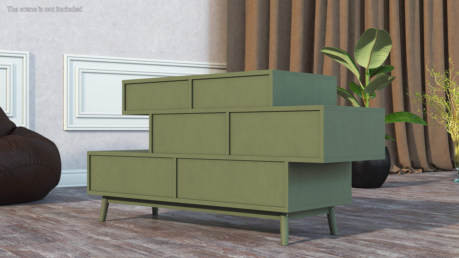 Sideboard Irvine Green 3D