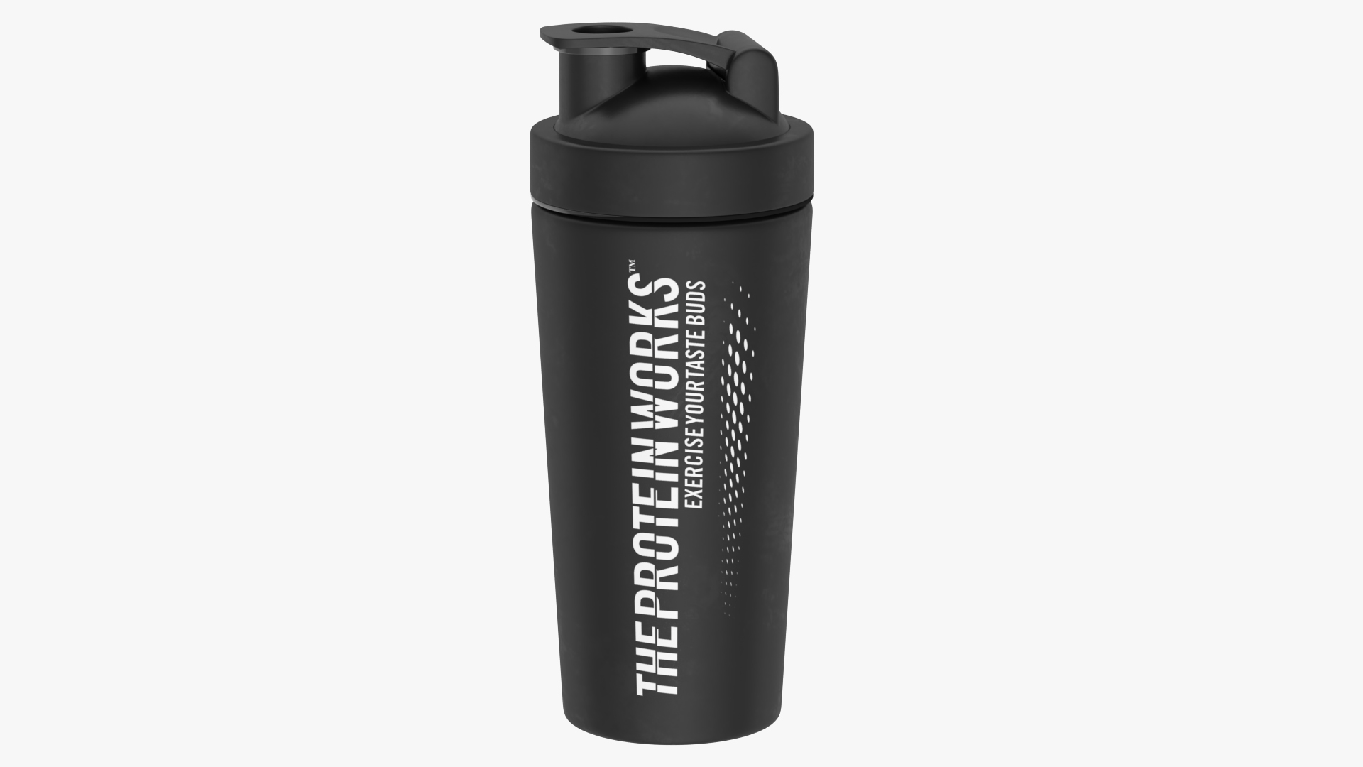 The Protein Works Matte Black Protein Shaker 3D model