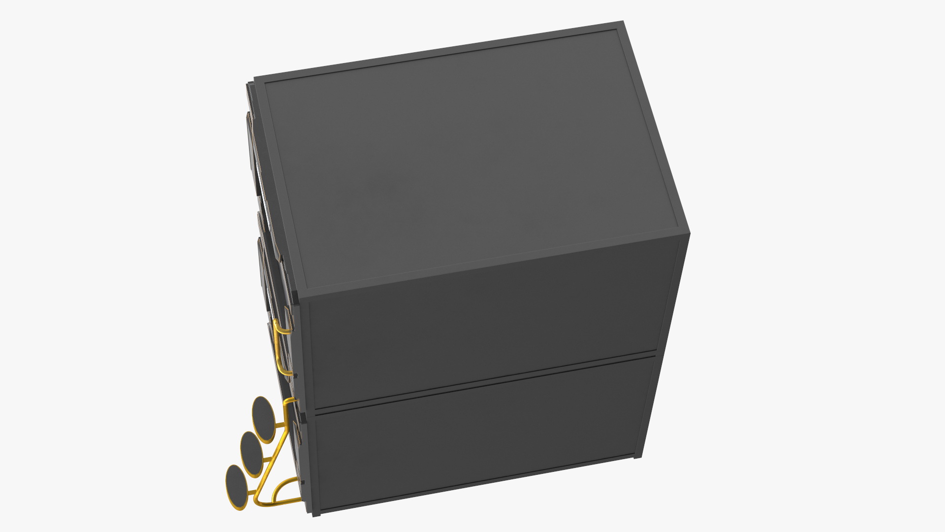 3D Capsule Hotel Pods model
