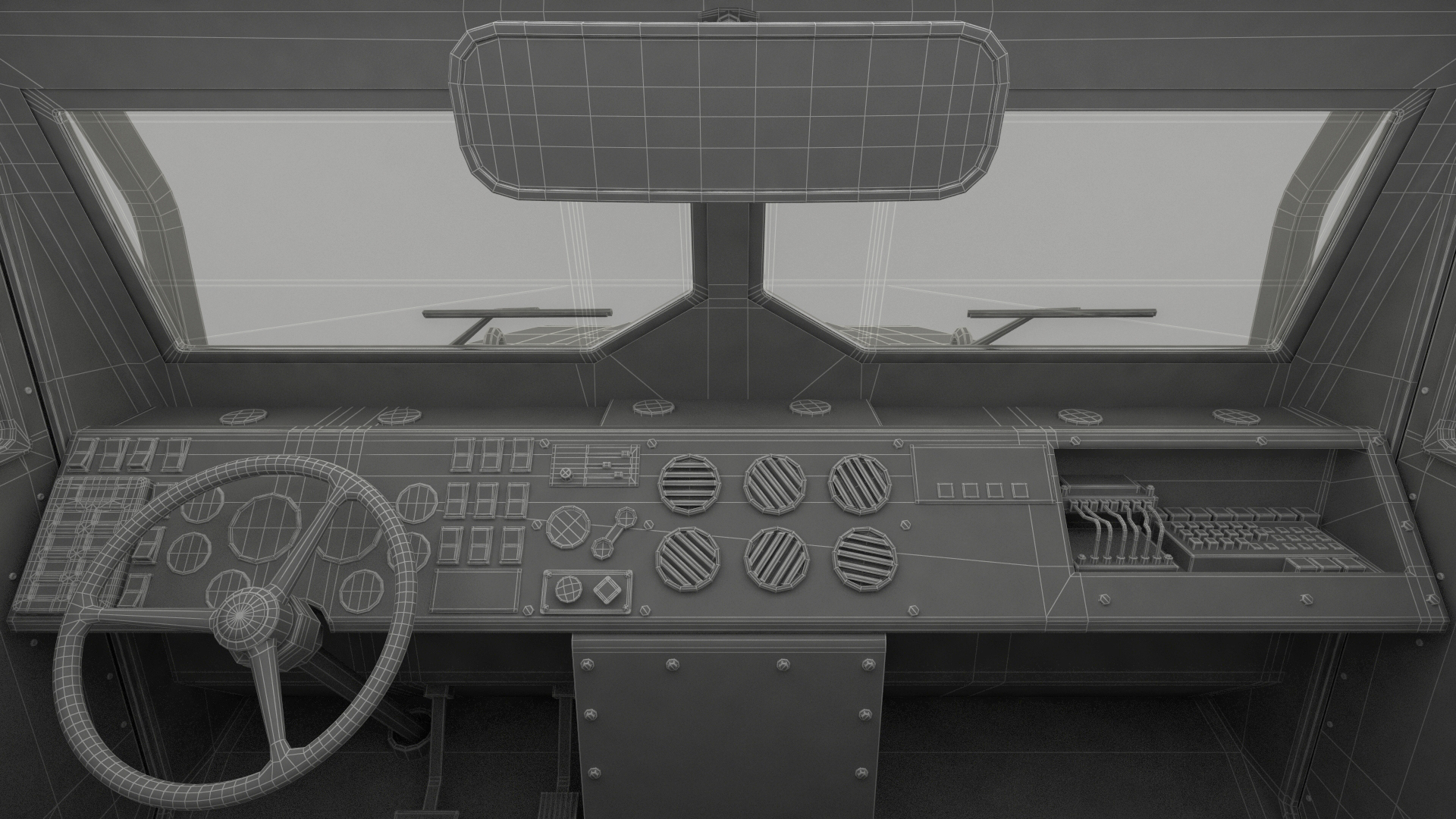 3D model Military Cargo Truck OshKosh MTVR MK23 Rigged