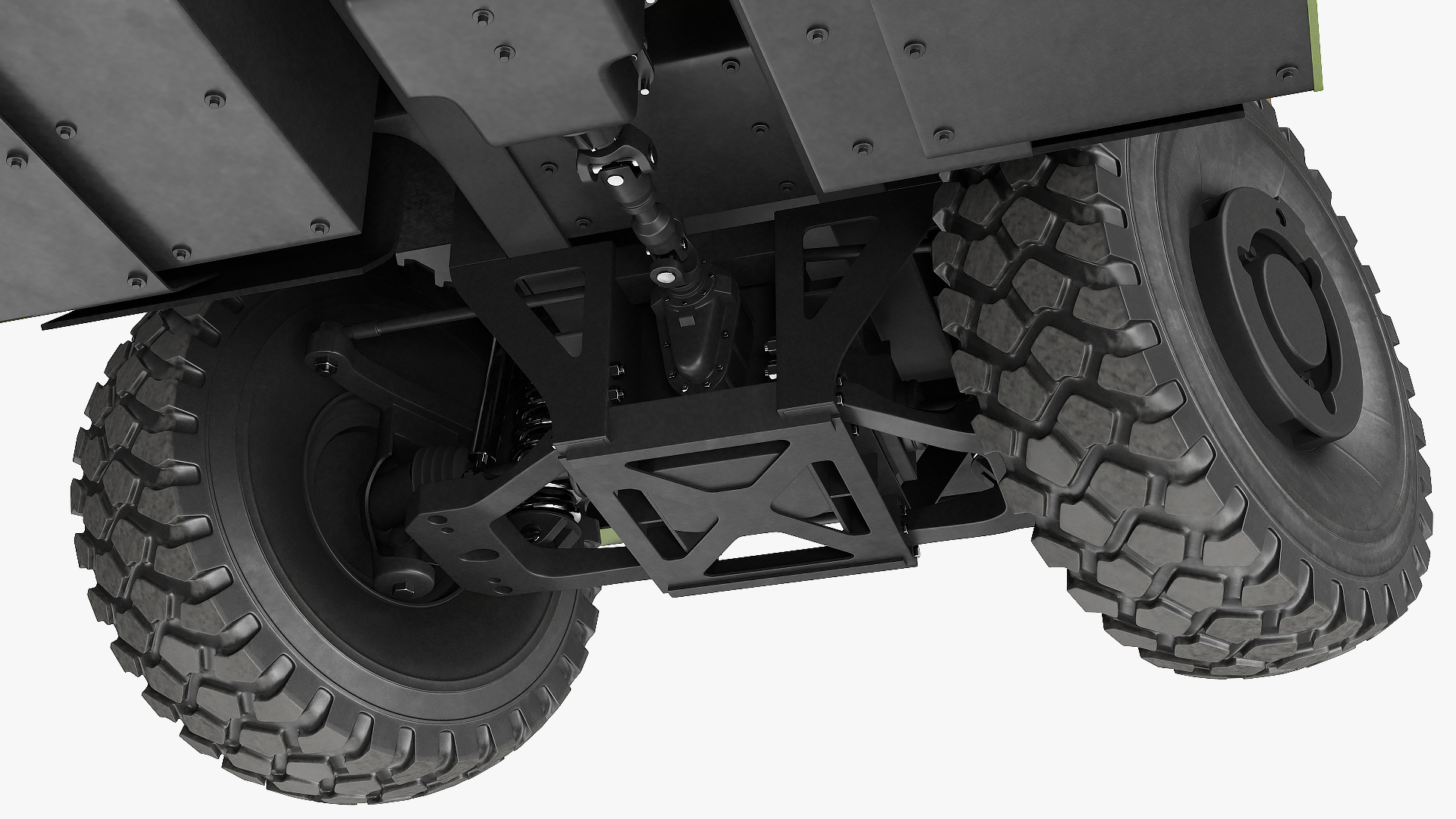 3D model Military Cargo Truck OshKosh MTVR MK23 Rigged