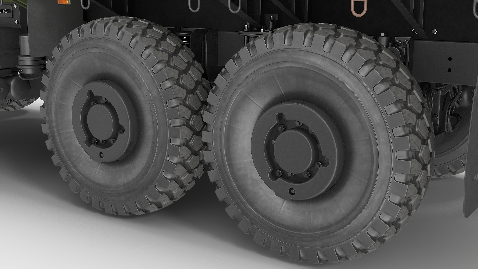 3D model Military Cargo Truck OshKosh MTVR MK23 Rigged