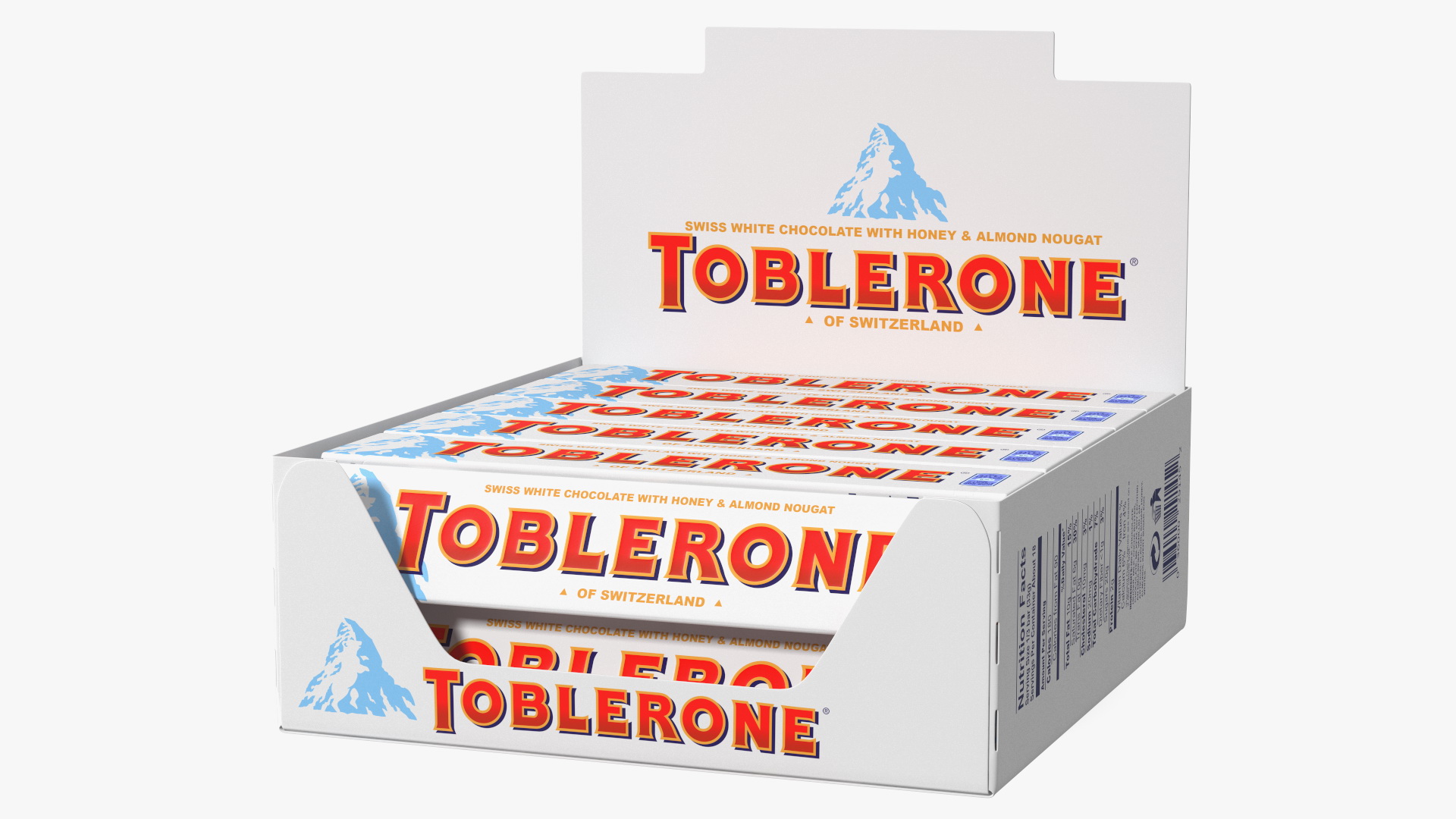 3D model Toblerone White Chocolates Box
