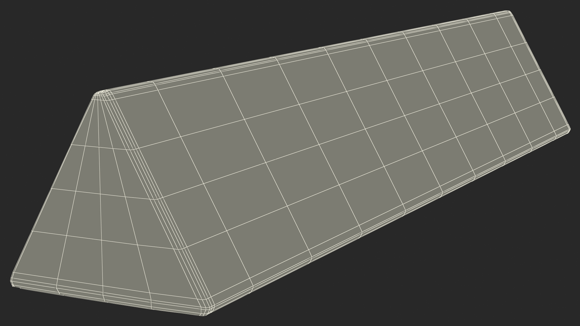 3D model Toblerone White Chocolates Box