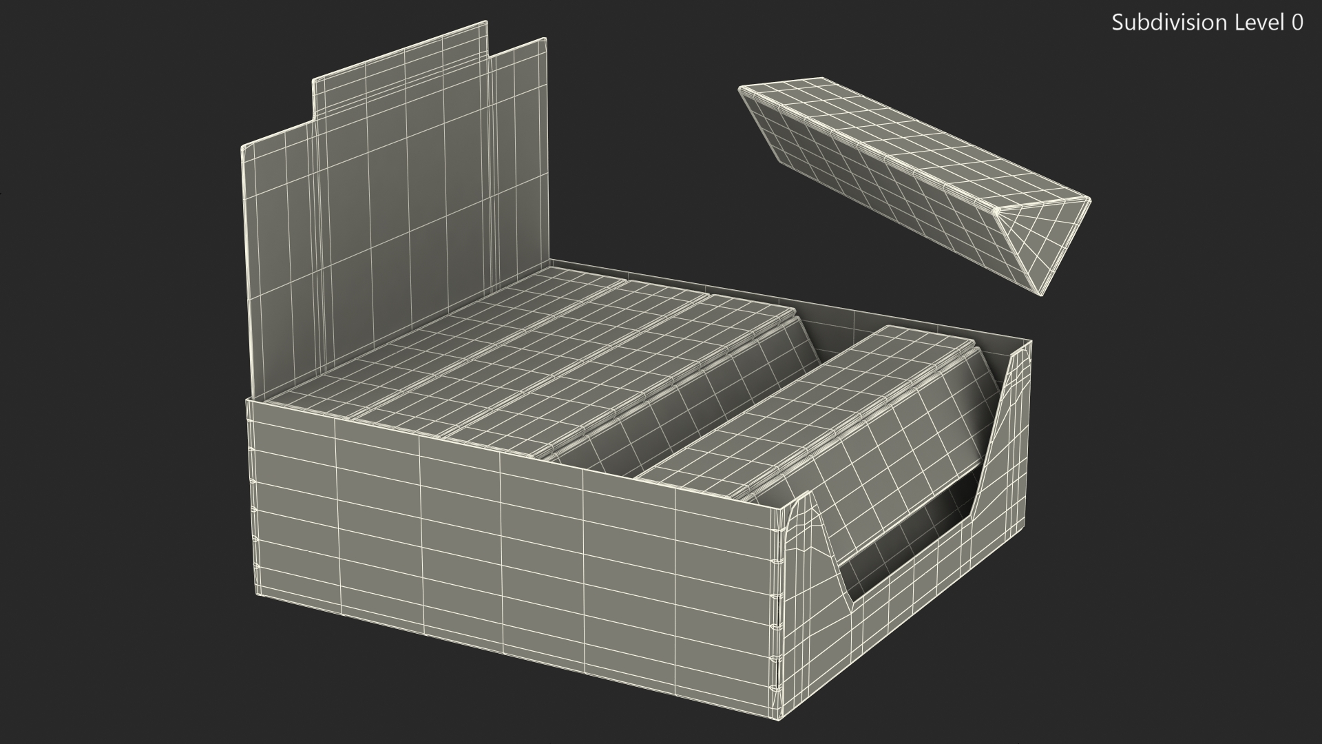 3D model Toblerone White Chocolates Box