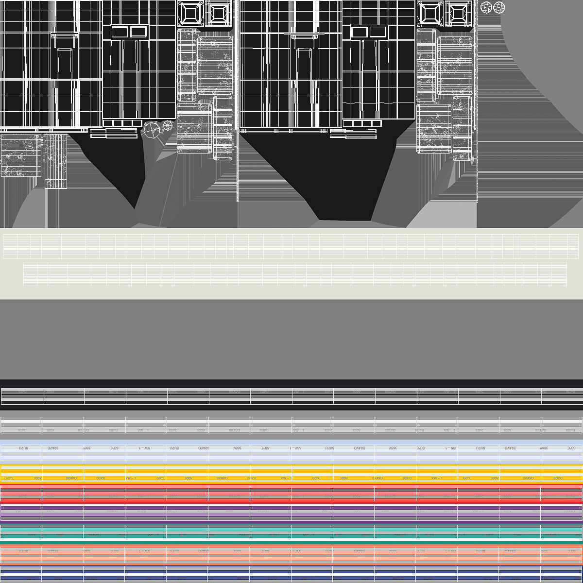 Jumper Wires Bundle Multicolored 3D