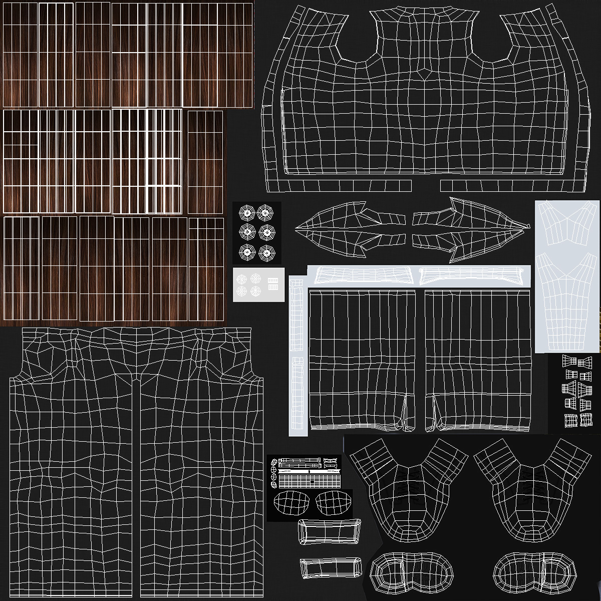 3D model Character Dwarf Man Wearing Formal Suit Rigged for Cinema 4D