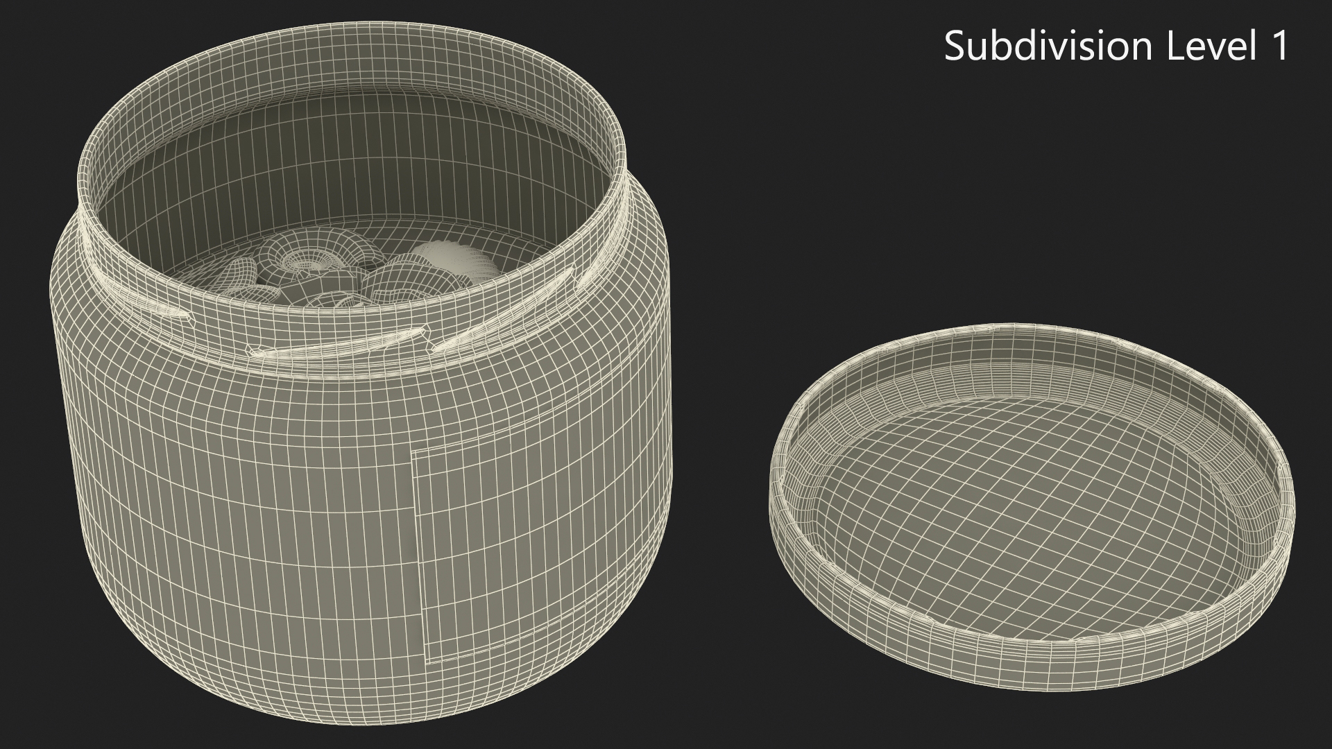3D Jar Candle with Cover
