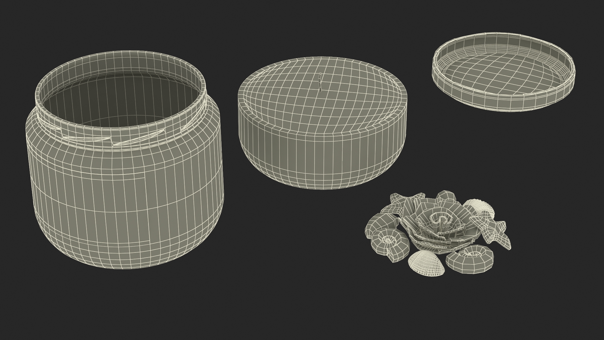 3D Jar Candle with Cover