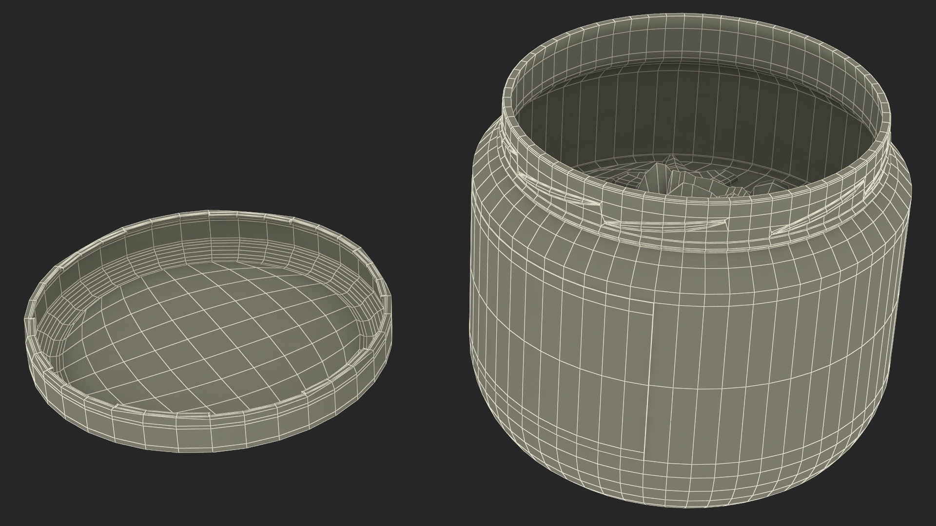 3D Jar Candle with Cover