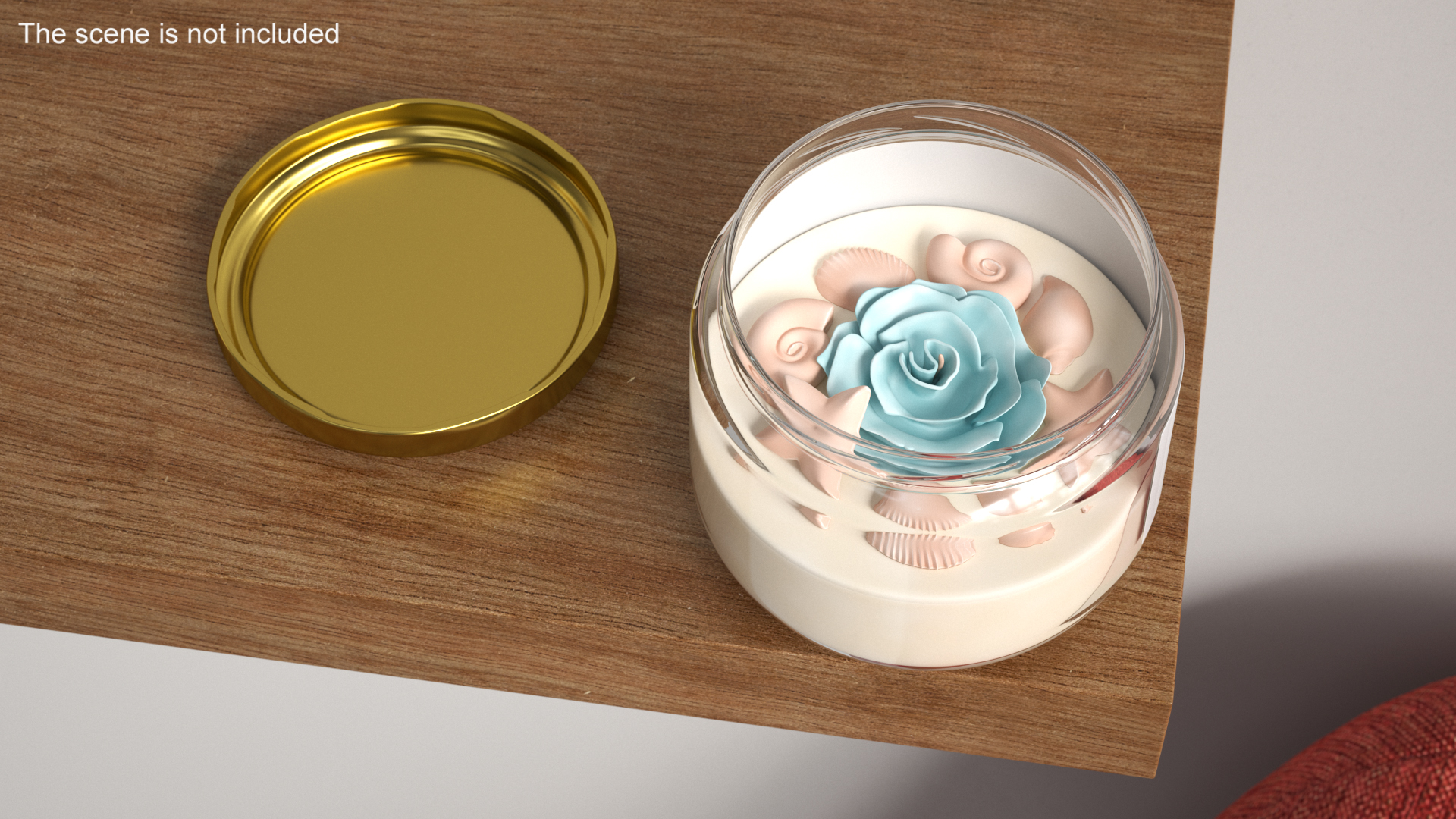 3D Jar Candle with Cover