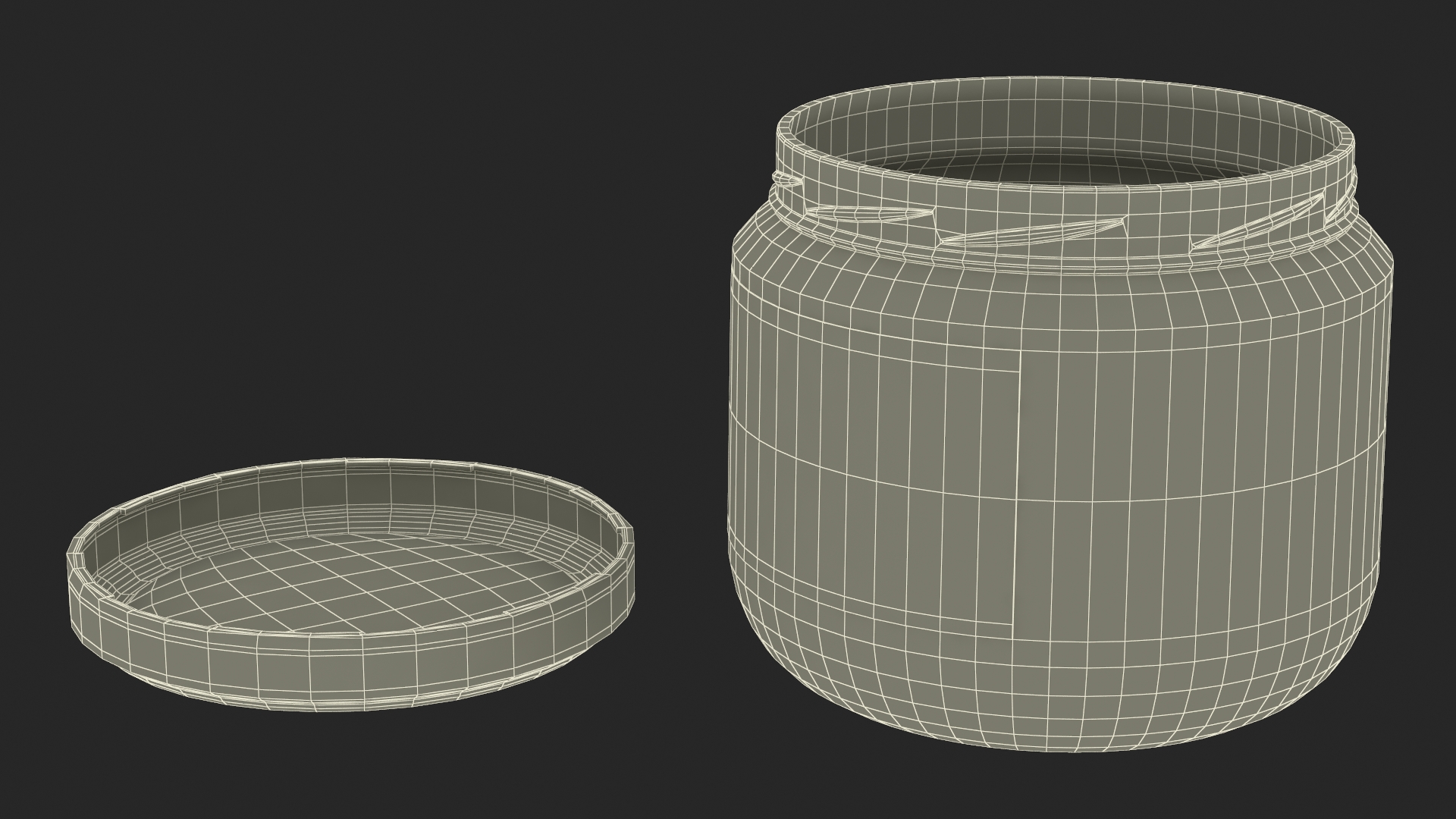3D Jar Candle with Cover