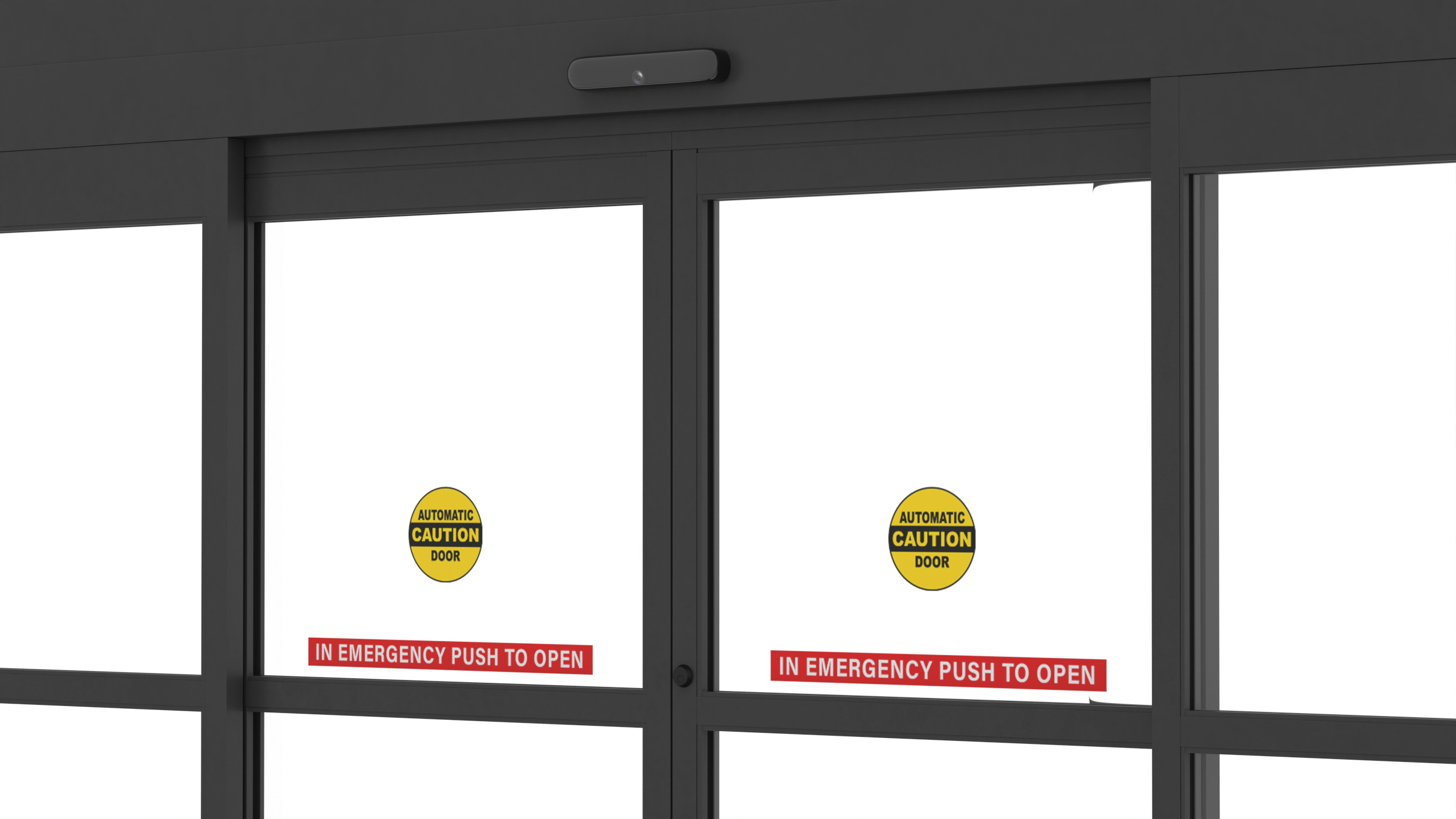 3D Automatic Retail Sliding Door System