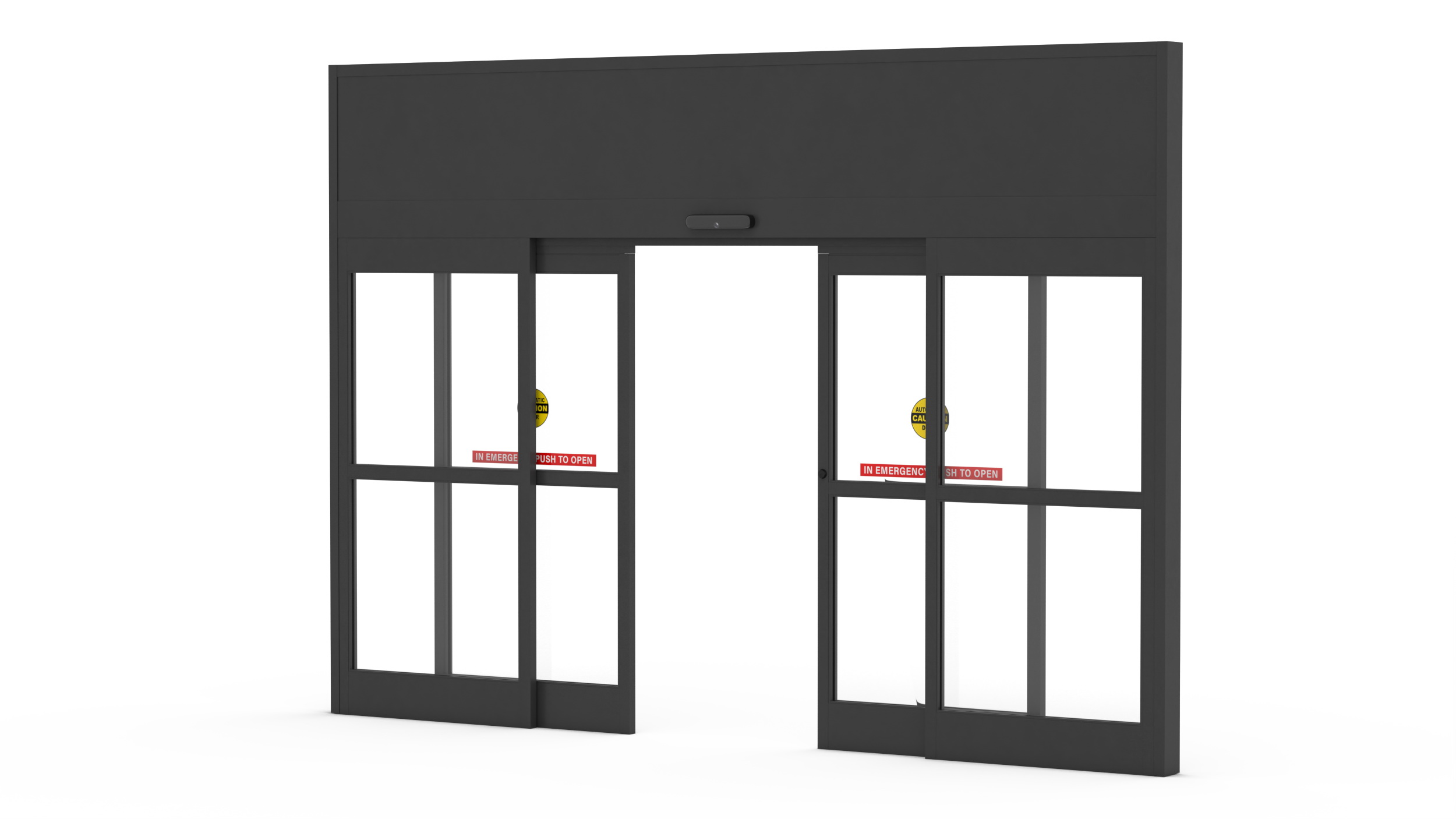 3D Automatic Retail Sliding Door System