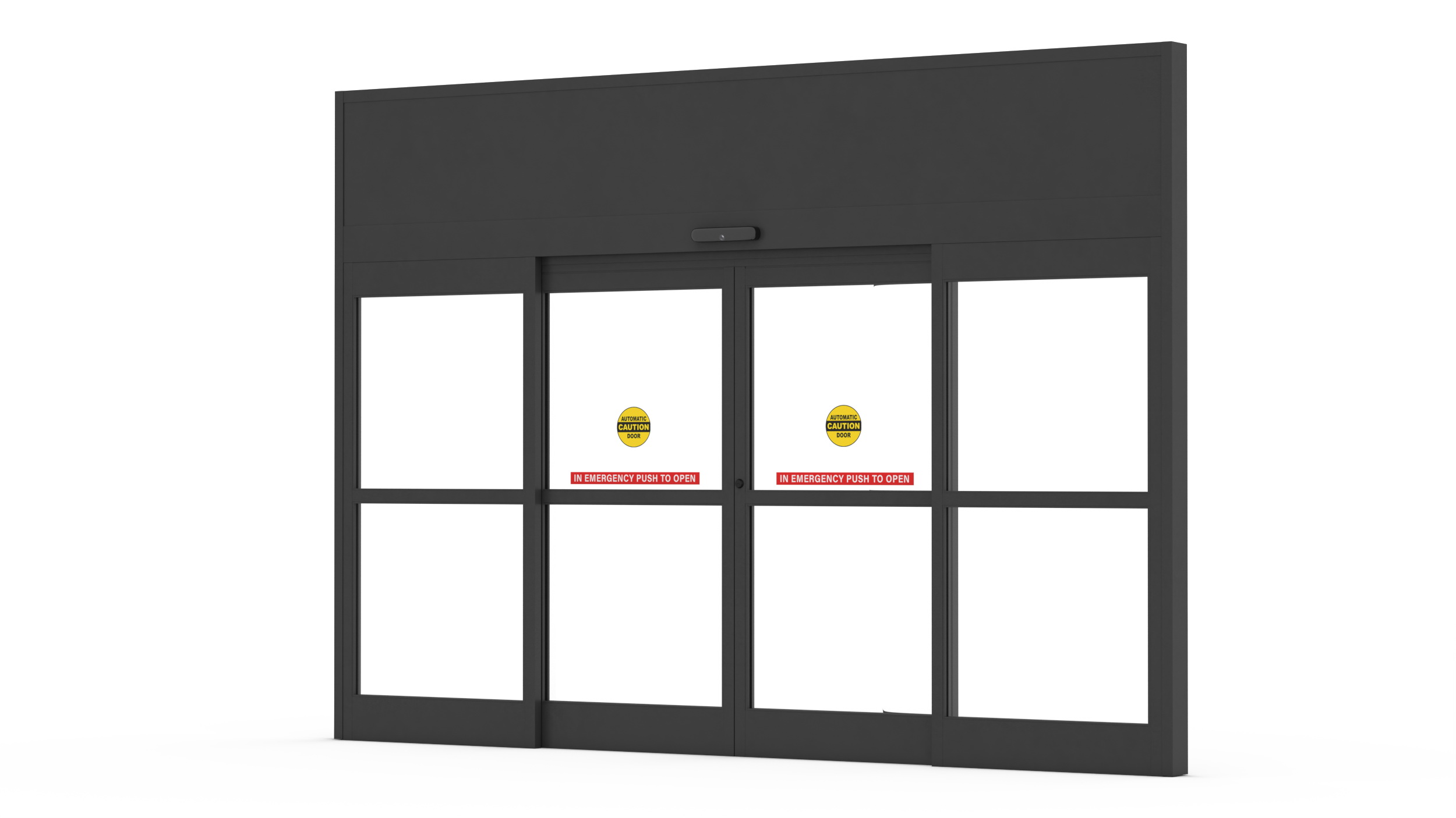3D Automatic Retail Sliding Door System