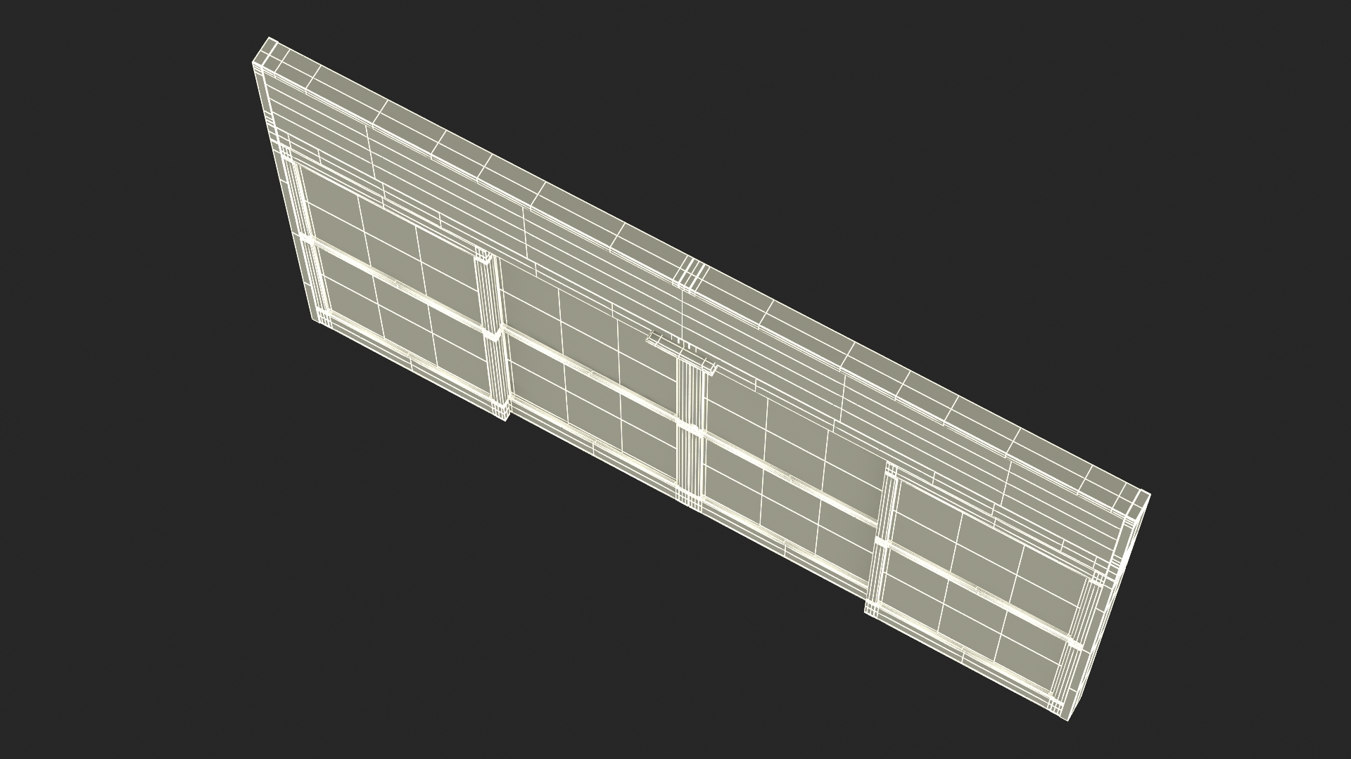 3D Automatic Retail Sliding Door System
