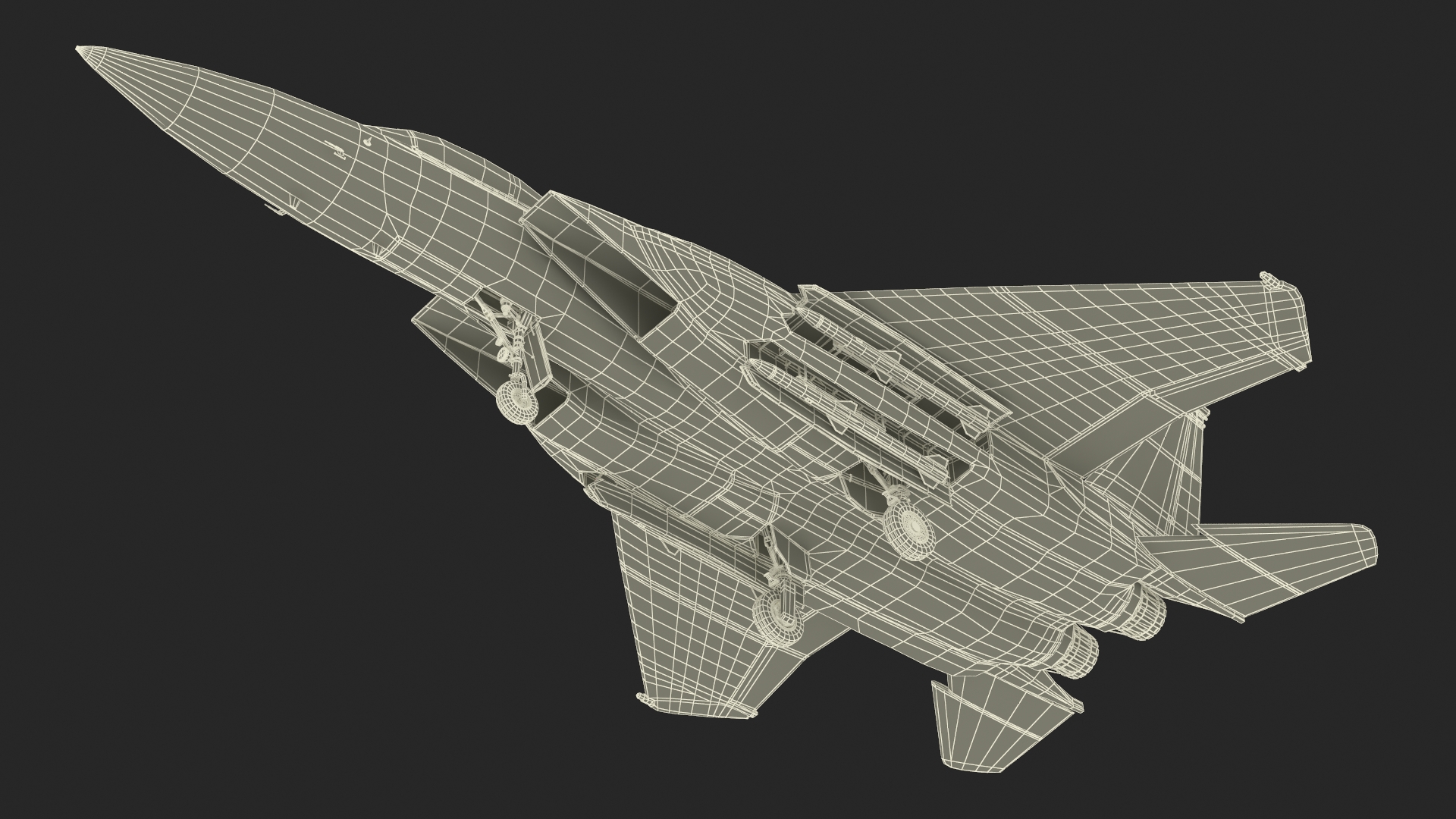 Multirole Strike Fighter 3D model