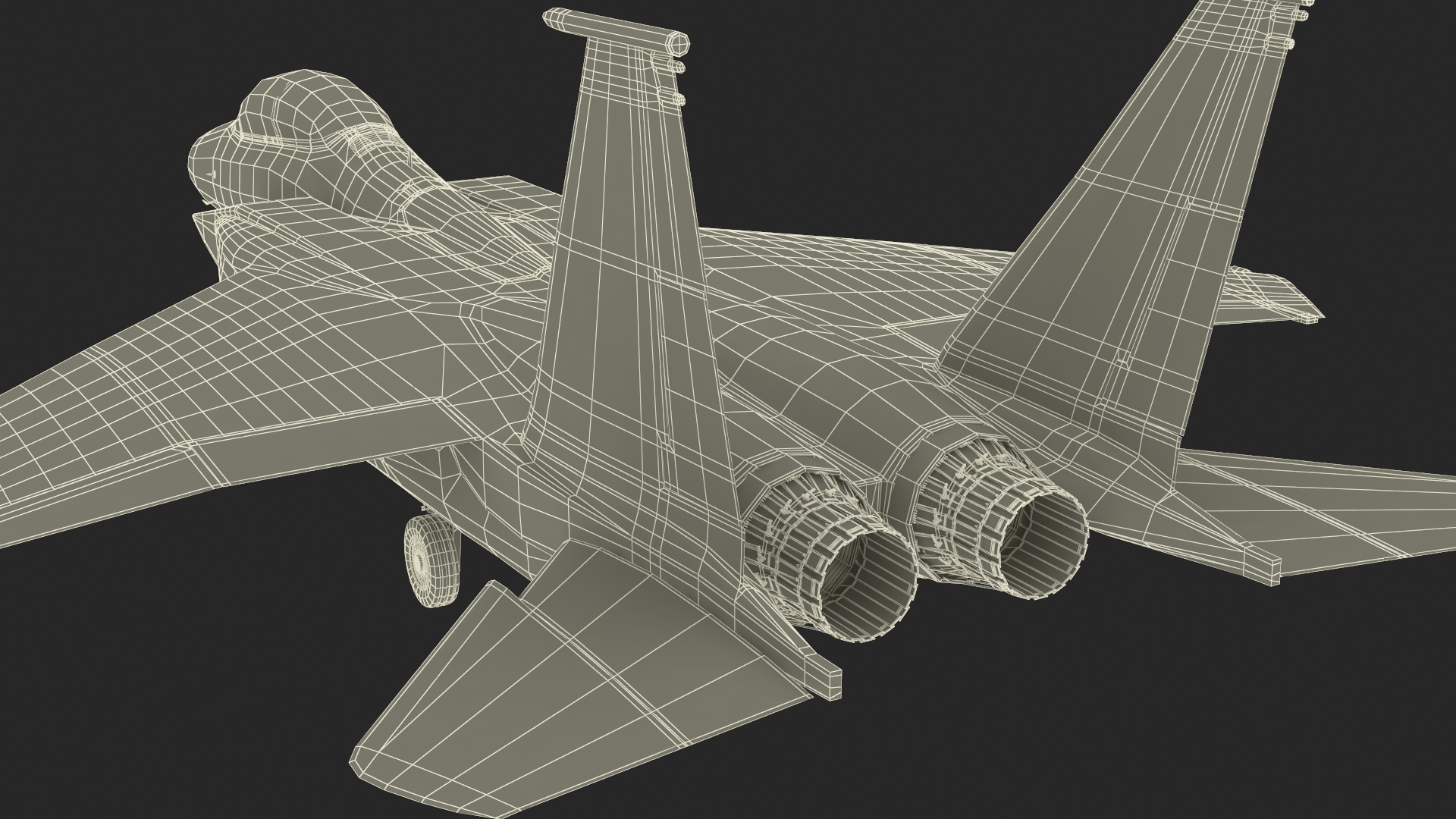 Multirole Strike Fighter 3D model