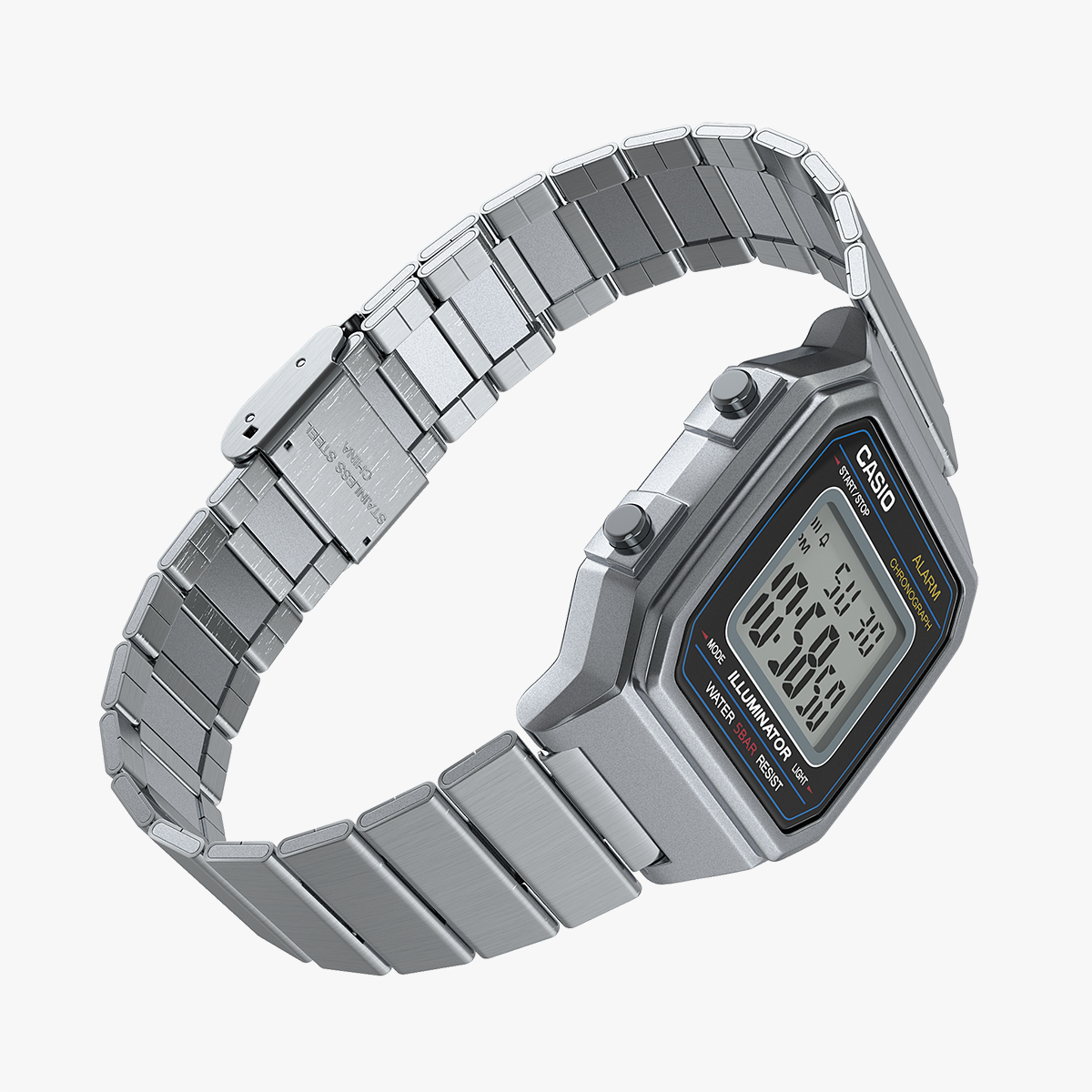Casio Illuminator b650wd-1a Stainless Steel, view 9