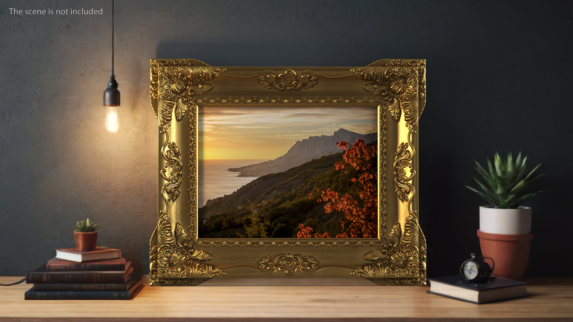 3D Classic Ornate Picture Frame model