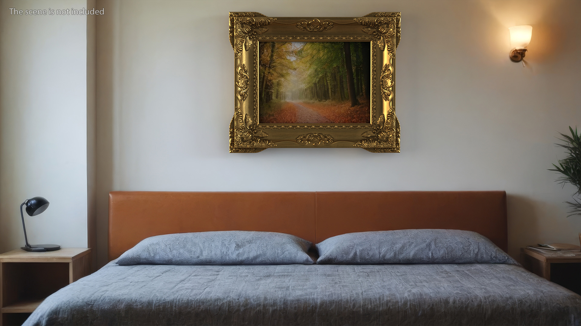 3D Classic Ornate Picture Frame model