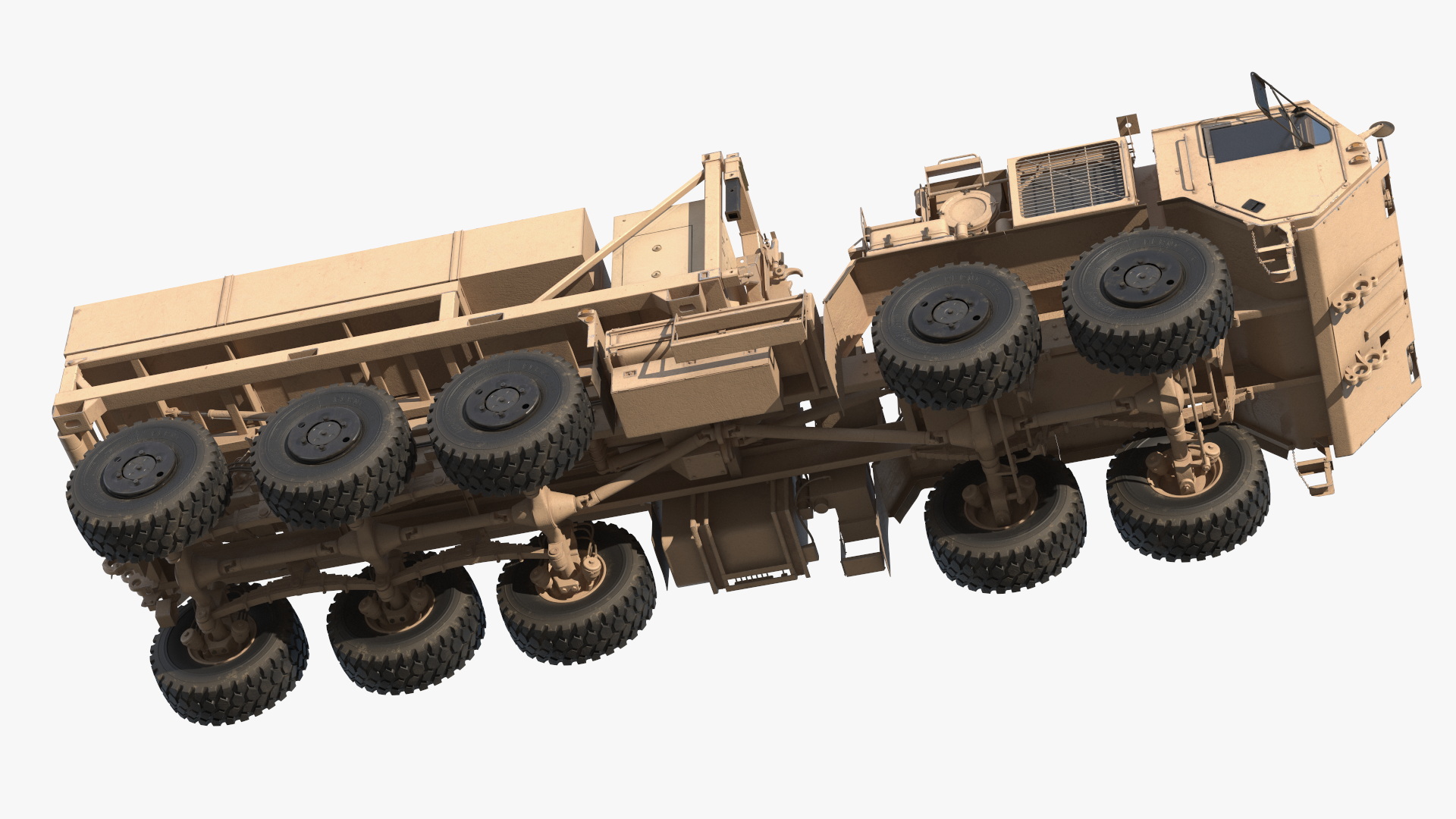 Mobile Missile Launcher System on Truck Desert - view 6