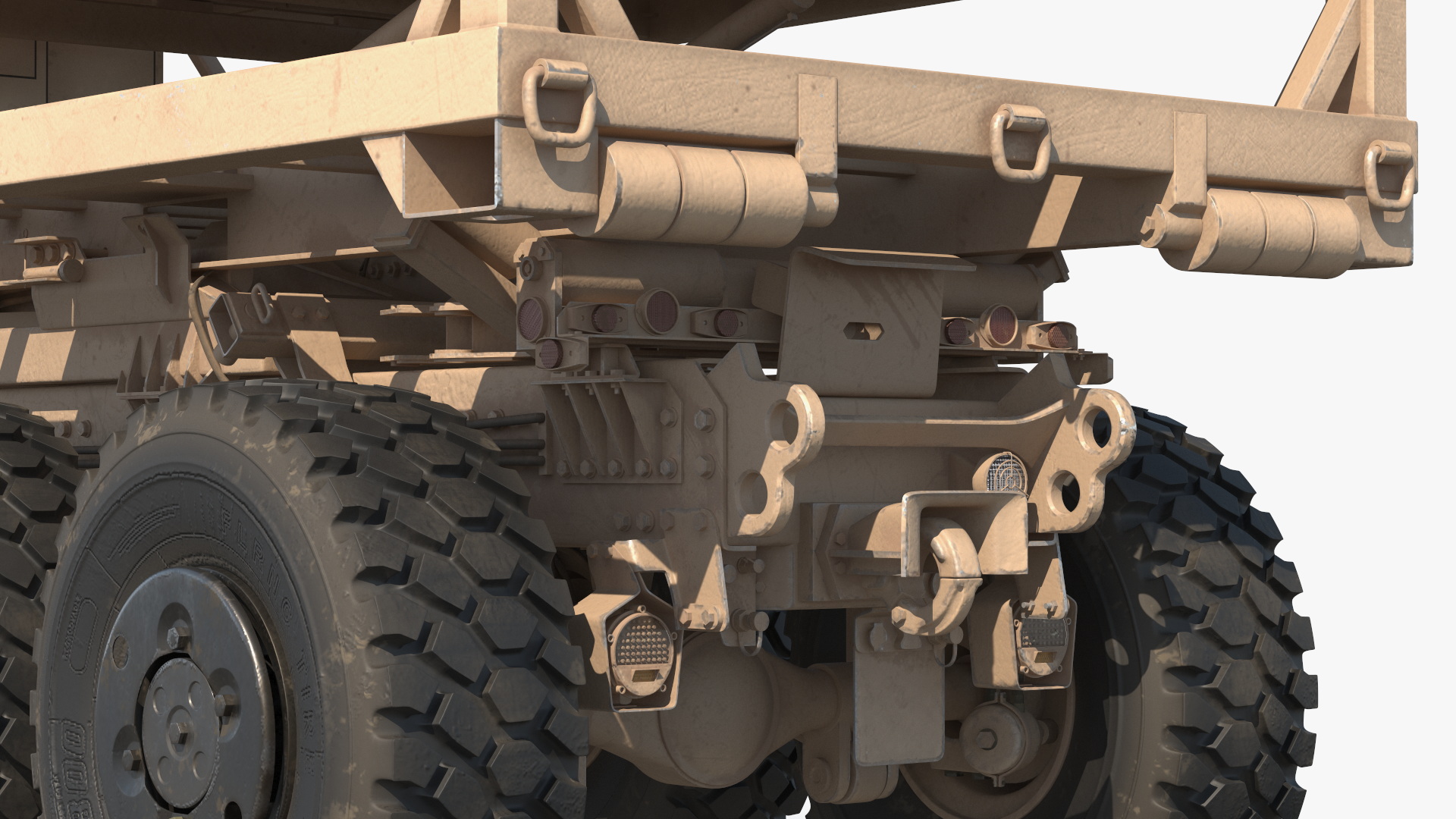 Mobile Missile Launcher System on Truck Desert - view 7