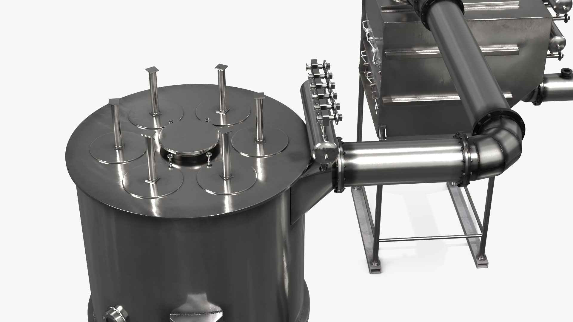 Chemical Processing Fluid Bed Dryer Simplified, view 8