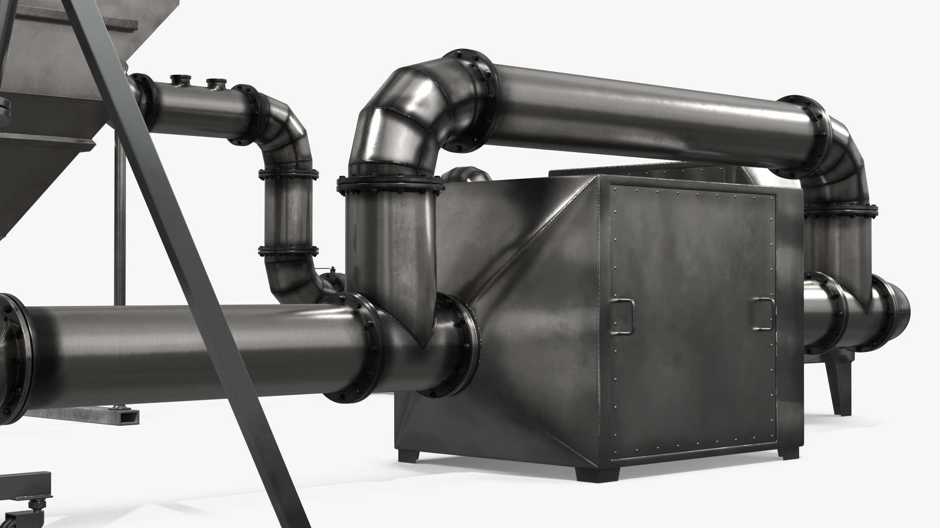 Chemical Processing Fluid Bed Dryer Simplified, view 12