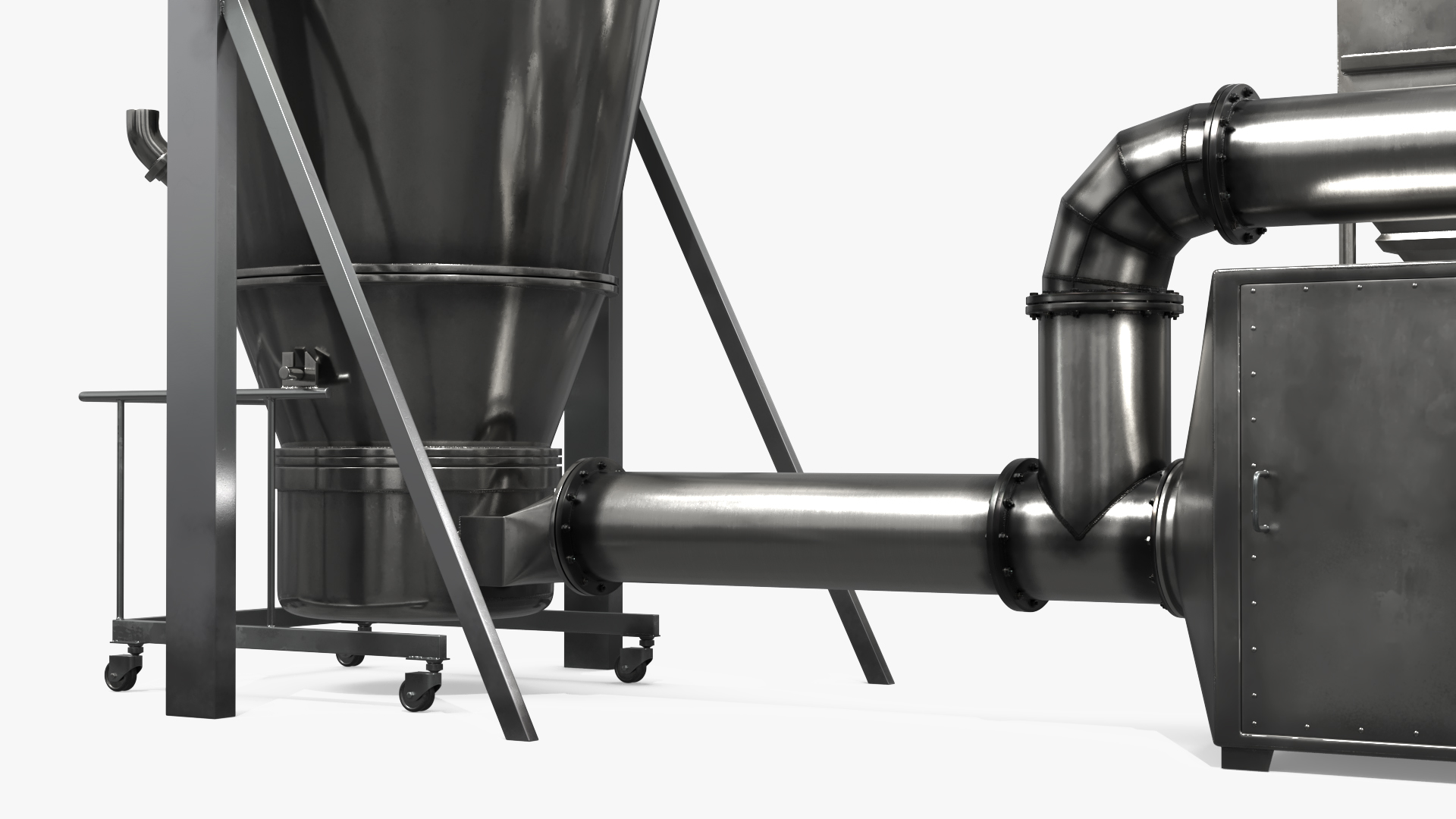 Chemical Processing Fluid Bed Dryer Simplified, view 9