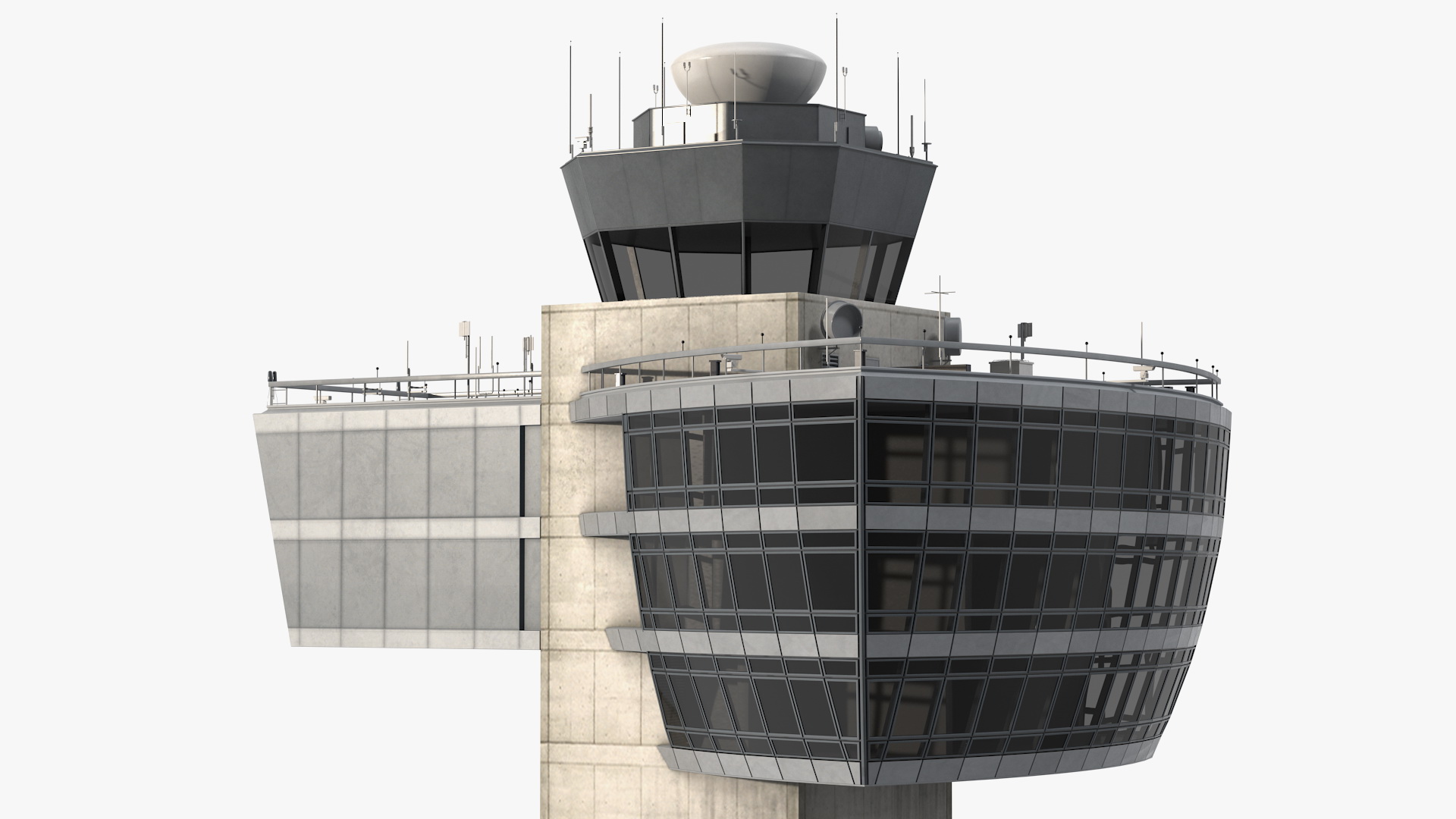 3D model Air Traffic Control Tower