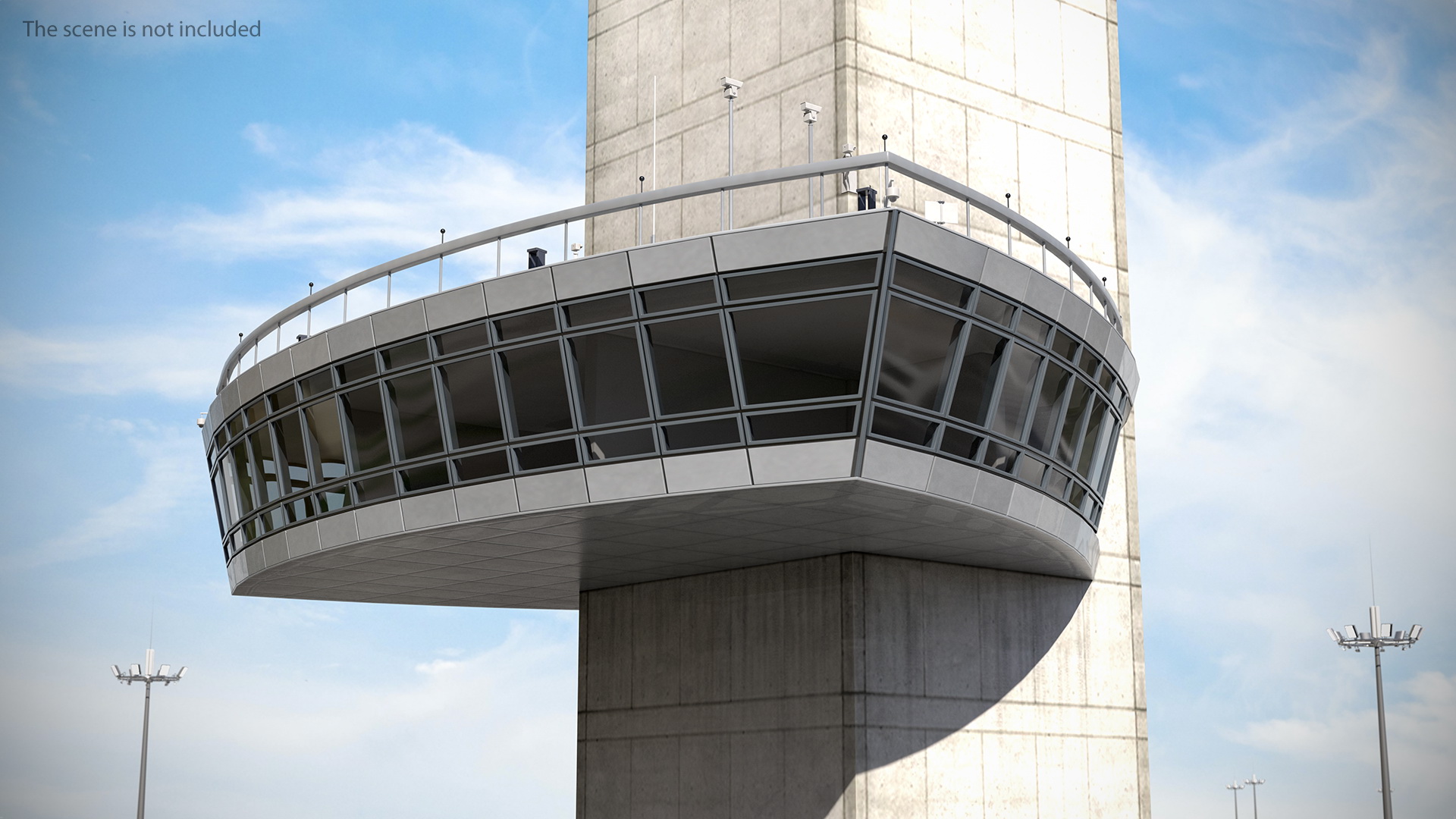 3D model Air Traffic Control Tower