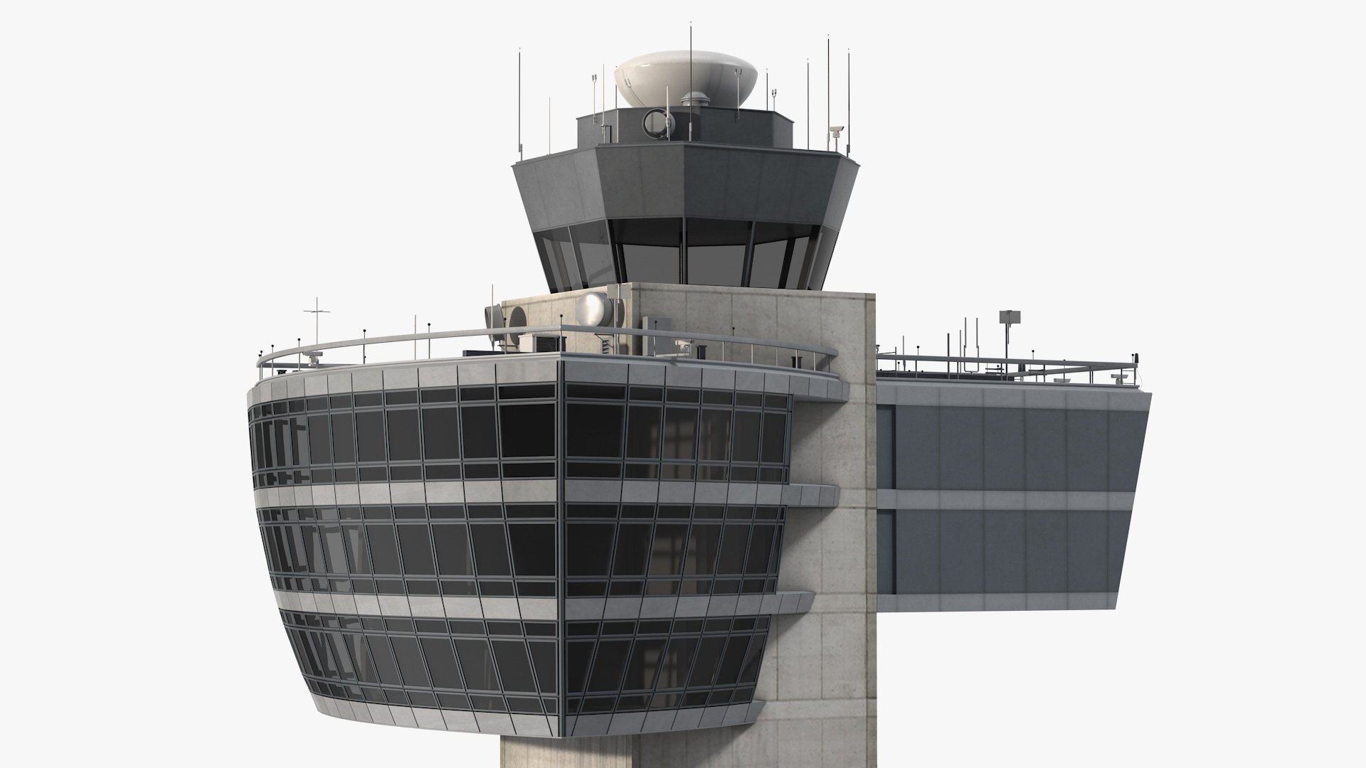 3D model Air Traffic Control Tower