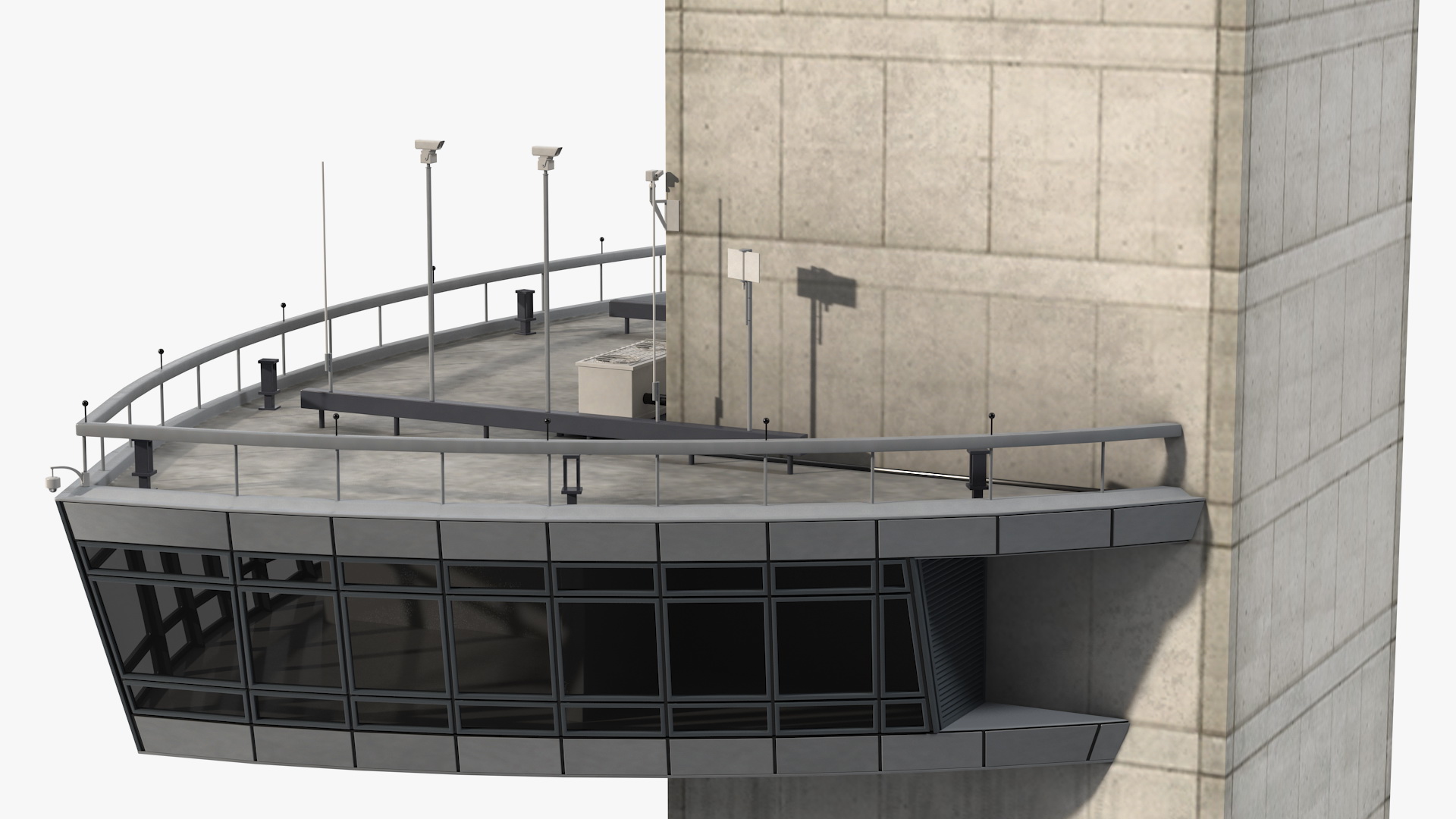 3D model Air Traffic Control Tower