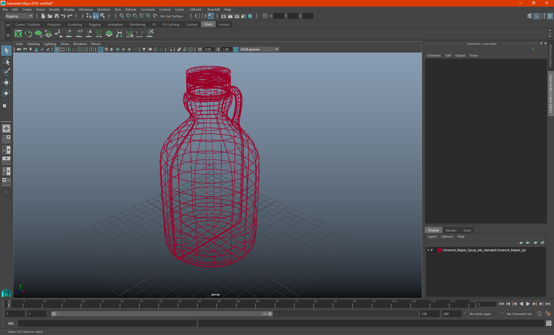 Vermont Pure Maple Syrup 3D model