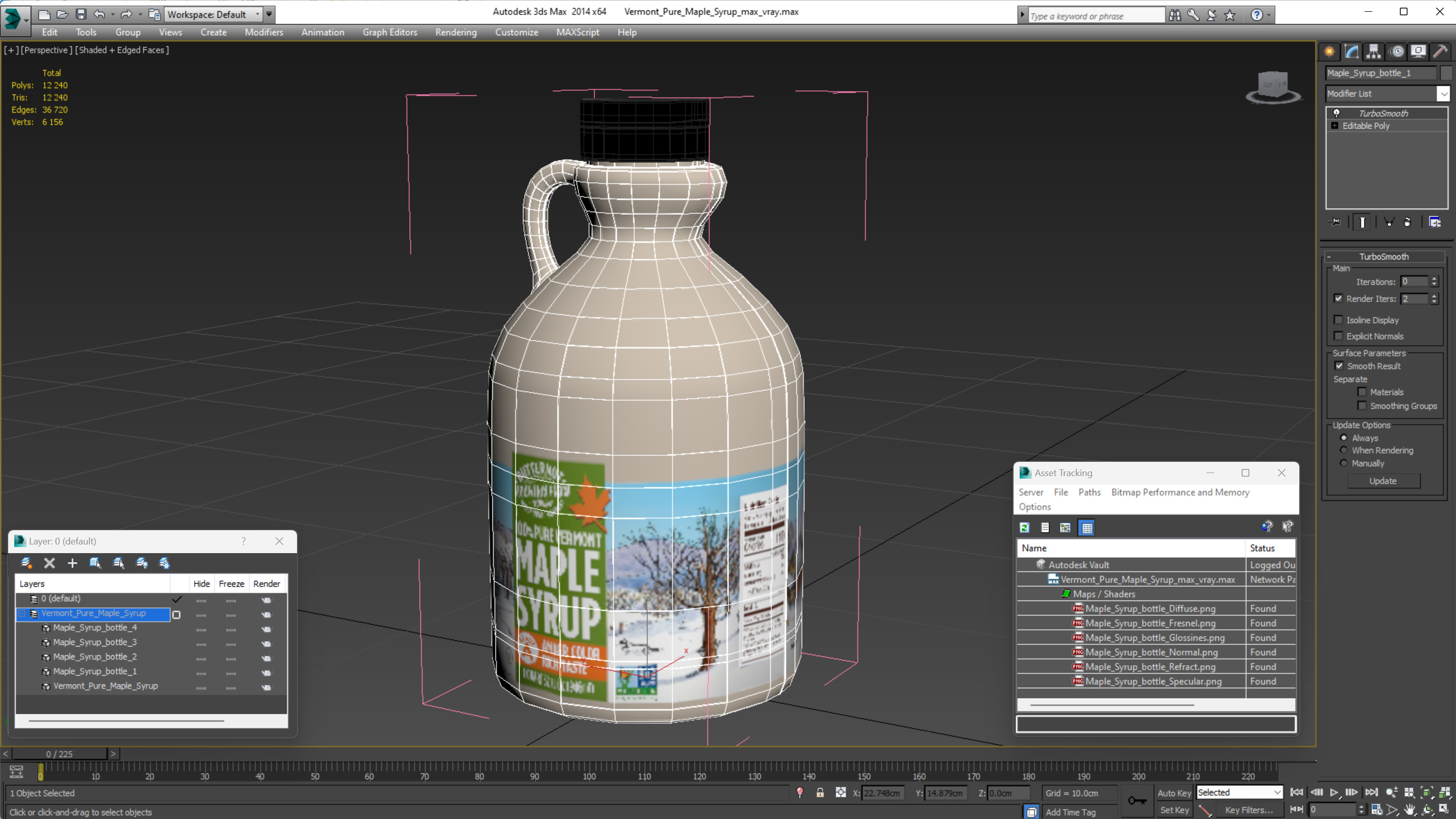 Vermont Pure Maple Syrup 3D model
