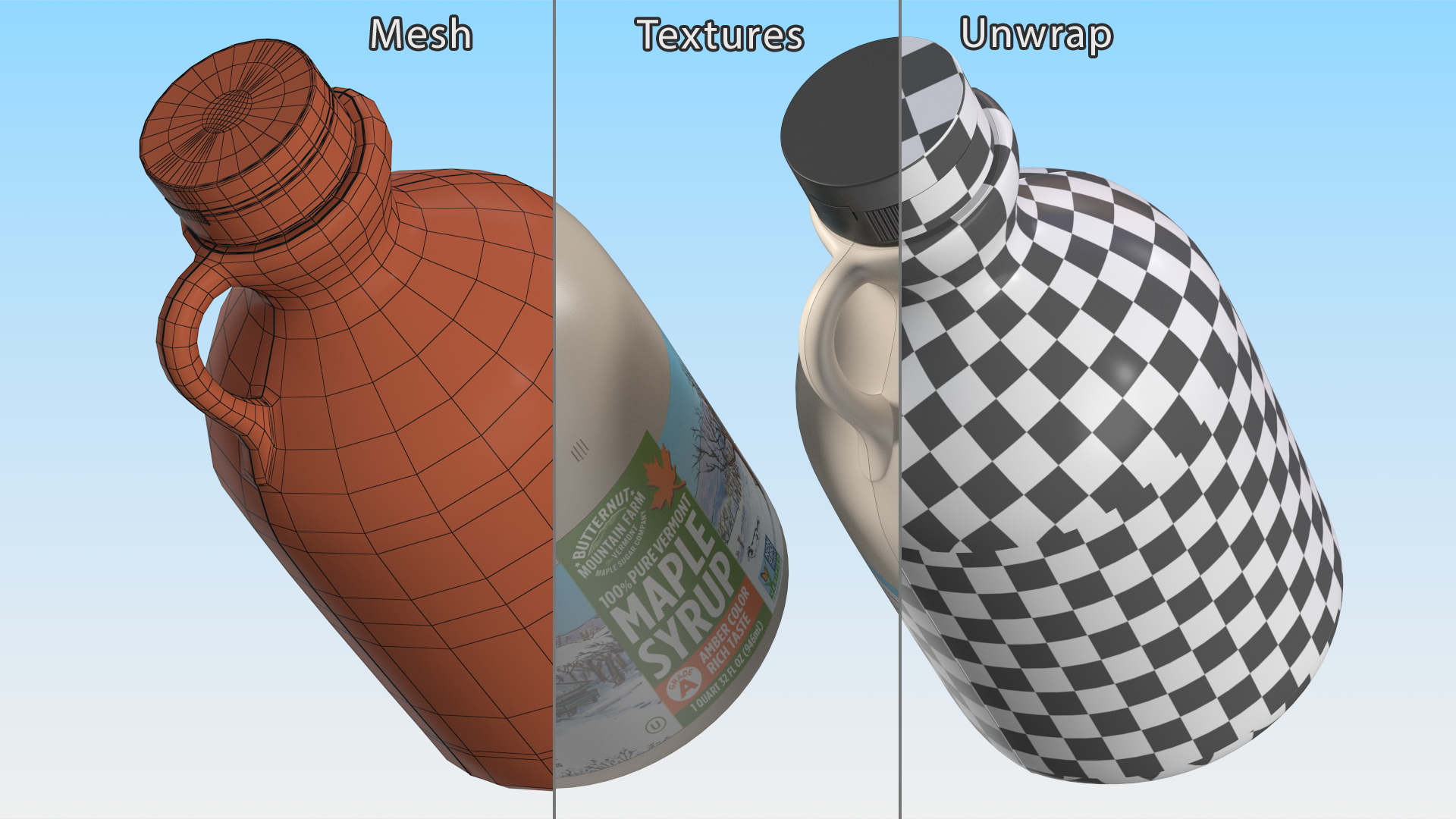Vermont Pure Maple Syrup 3D model