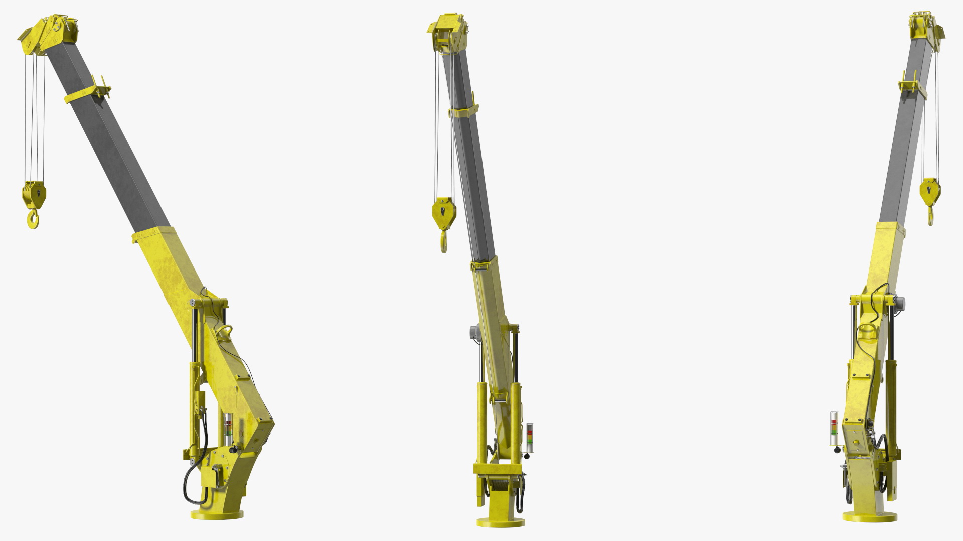 3D Heavy Duty Hydraulic Crane