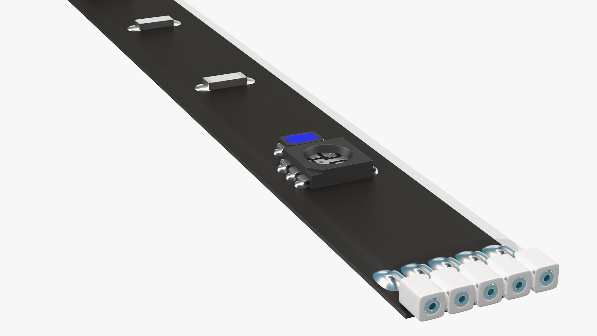 3D LED Strip Bar model