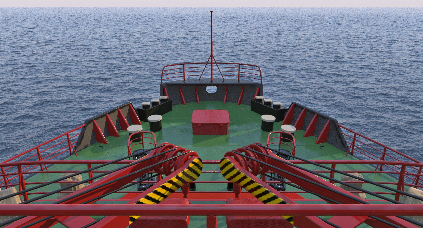 Nuclear Powered Icebreaker Yamal 3D